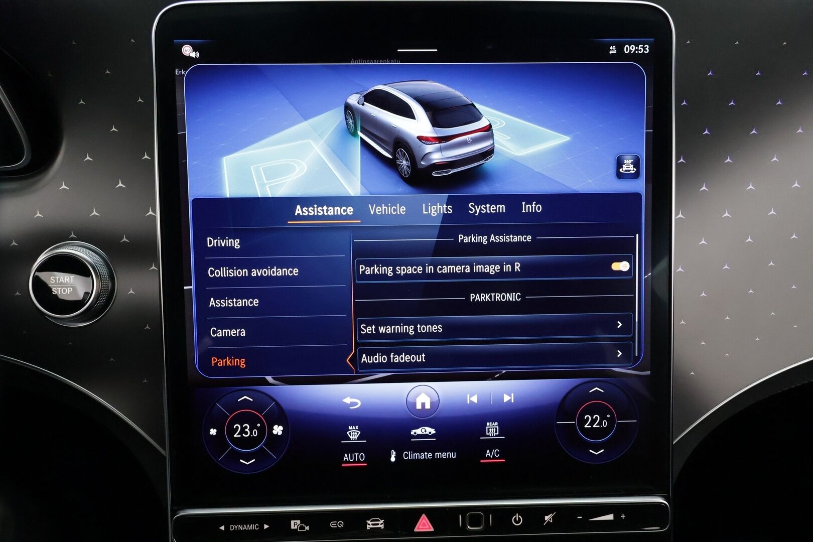 MERCEDES-BENZ EQE SUV 2023 350 4Matic AMG * Distronic+ / Panorama / Digital Light / Burmester / Koukku / Muistipenkit / 360° / Ilma-alusta / ILP / Navi / KeylessGo * - Hyvät varusteet!