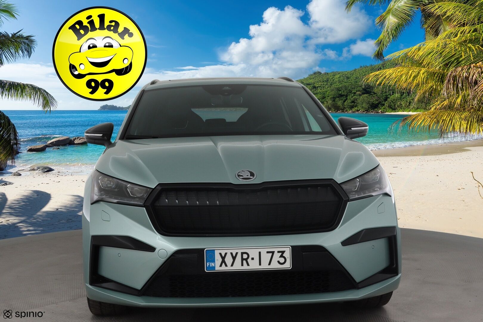 SKODA ENYAQ 2023 80x 4x4 SportLine iV * ILP / Koukku / Panorama / ACC / Matrix-LED / 360° / Muistipenkki / Navi / Kaistavahti / Keyless * - Akku kuntotarkastettu SoH 95,2%