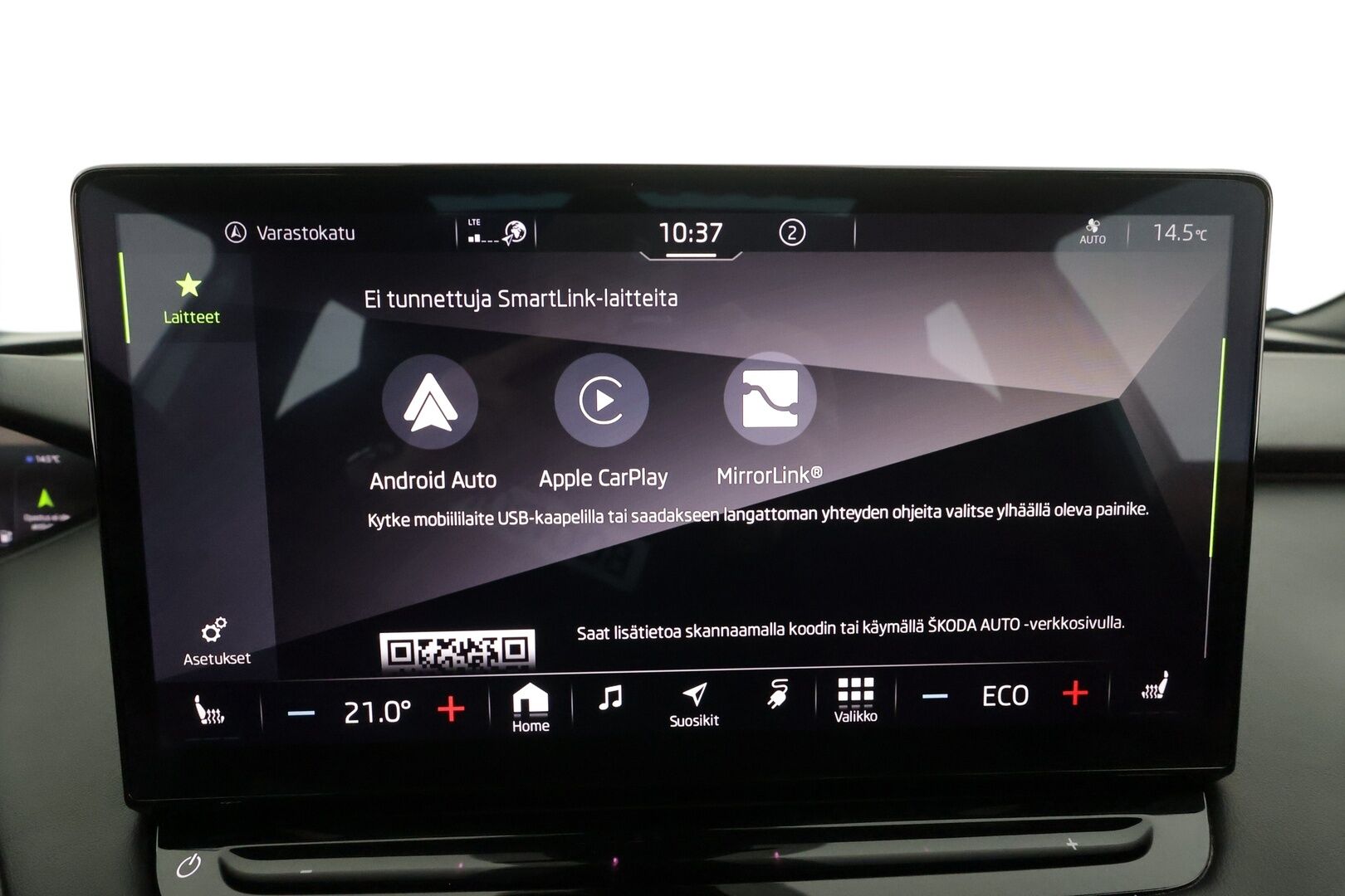 SKODA ENYAQ 2023 80x 4x4 SportLine iV * ILP / Koukku / Panorama / ACC / Matrix-LED / 360° / Muistipenkki / Navi / Kaistavahti / Keyless * - Akku kuntotarkastettu SoH 95,2% 