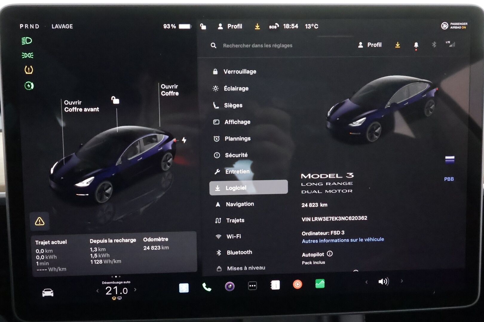 TESLA MODEL 3 2022 Long Range Dual Motor * Lasikatto / ILP / ACC / Matrix-LED / Muistipenkki / P.kamera / Premium Audio / Navi * - 2x Latauskaapelit - Osta nyt, maksa vasta ensi vuonna