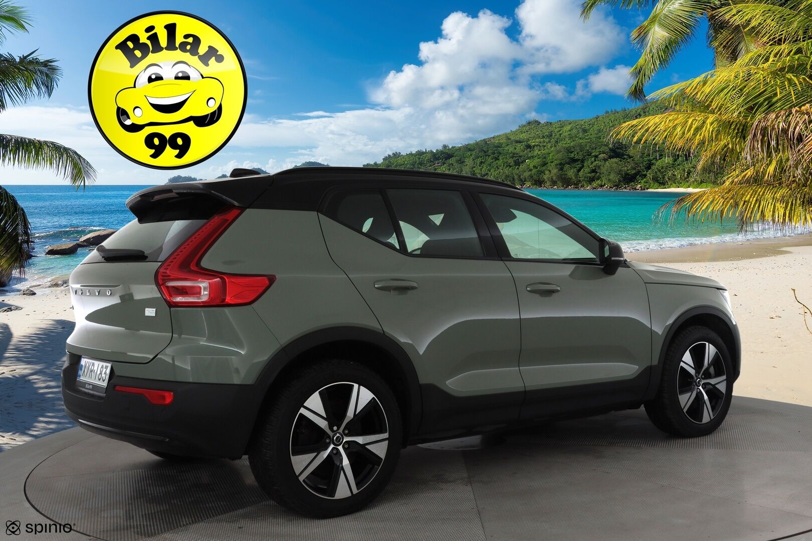 Volvo XC40 2023 Recharge Twin Plus aut * ACC / ILP / P.kamera / LED / Navi / Muistipenkki / Koukku / Facelift / KeylessGo * - Akku kuntotarkastettu SoH 96,2% / Kahdet renkaat aluvanteilla / Merkkihuollettu