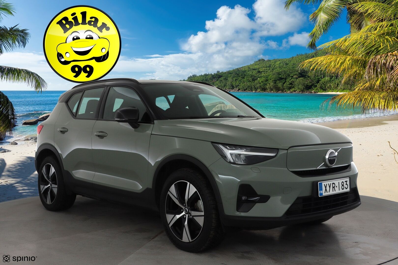 Volvo XC40 2023 Recharge Twin Plus aut * ACC / ILP / P.kamera / LED / Navi / Muistipenkki / Koukku / Facelift / KeylessGo * - Akku kuntotarkastettu SoH 96,2% / Kahdet renkaat aluvanteilla / Merkkihuollettu