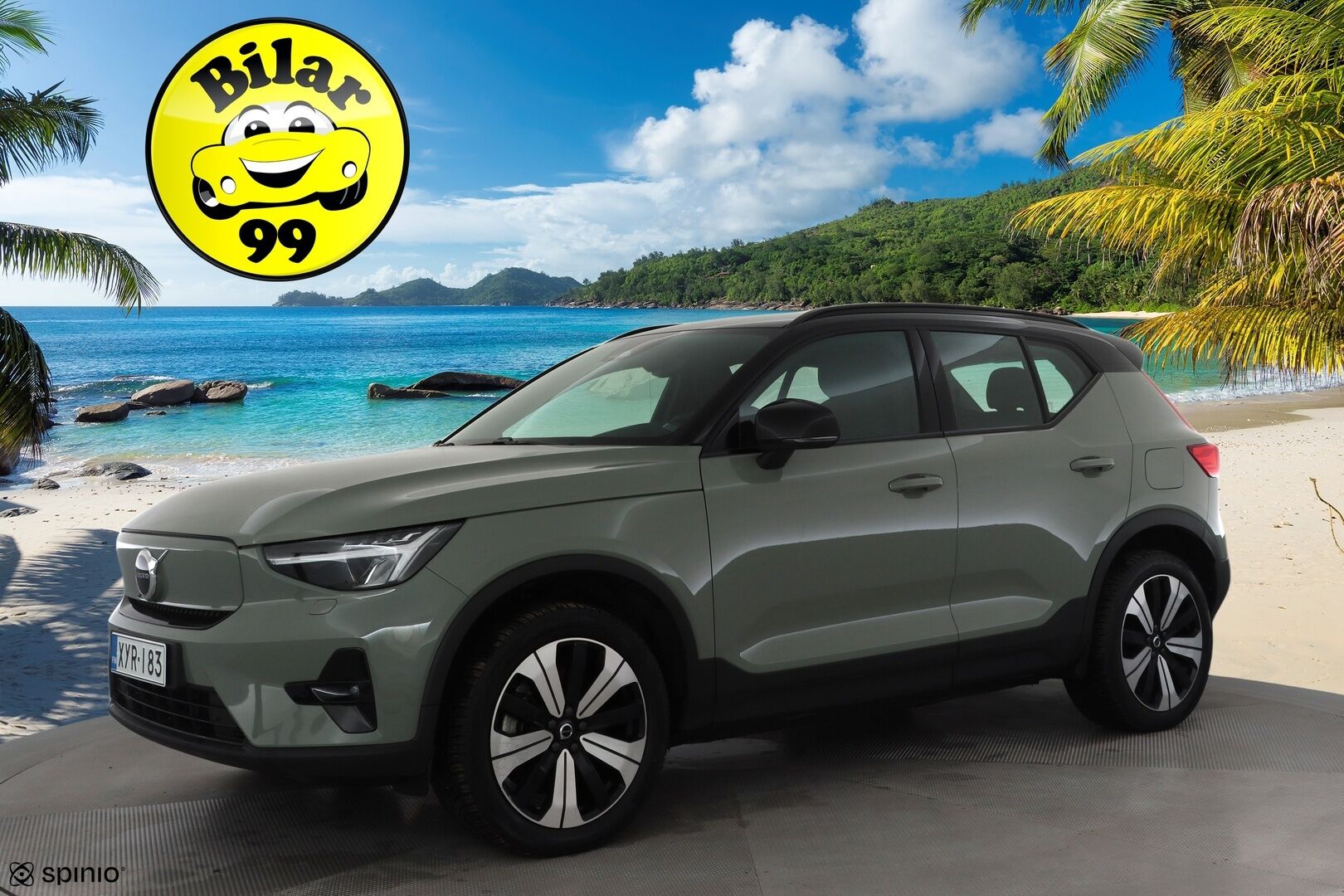 Volvo XC40 2023 Recharge Twin Plus aut * ACC / ILP / P.kamera / LED / Navi / Muistipenkki / Koukku / Facelift / KeylessGo * - Akku kuntotarkastettu SoH 96,2% / Kahdet renkaat aluvanteilla / Merkkihuollettu