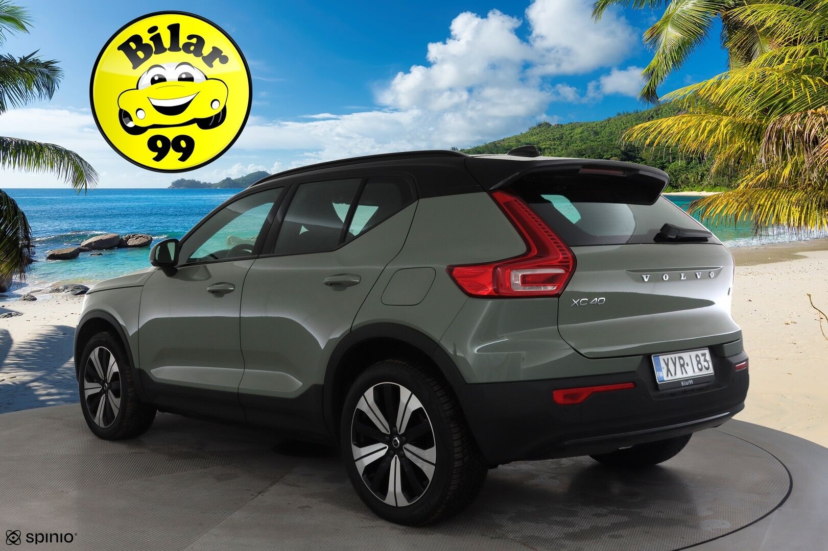 Volvo XC40 2023 Recharge Twin Plus aut * ACC / ILP / P.kamera / LED / Navi / Muistipenkki / Koukku / Facelift / KeylessGo * - Akku kuntotarkastettu SoH 96,2% / Kahdet renkaat aluvanteilla / Merkkihuollettu