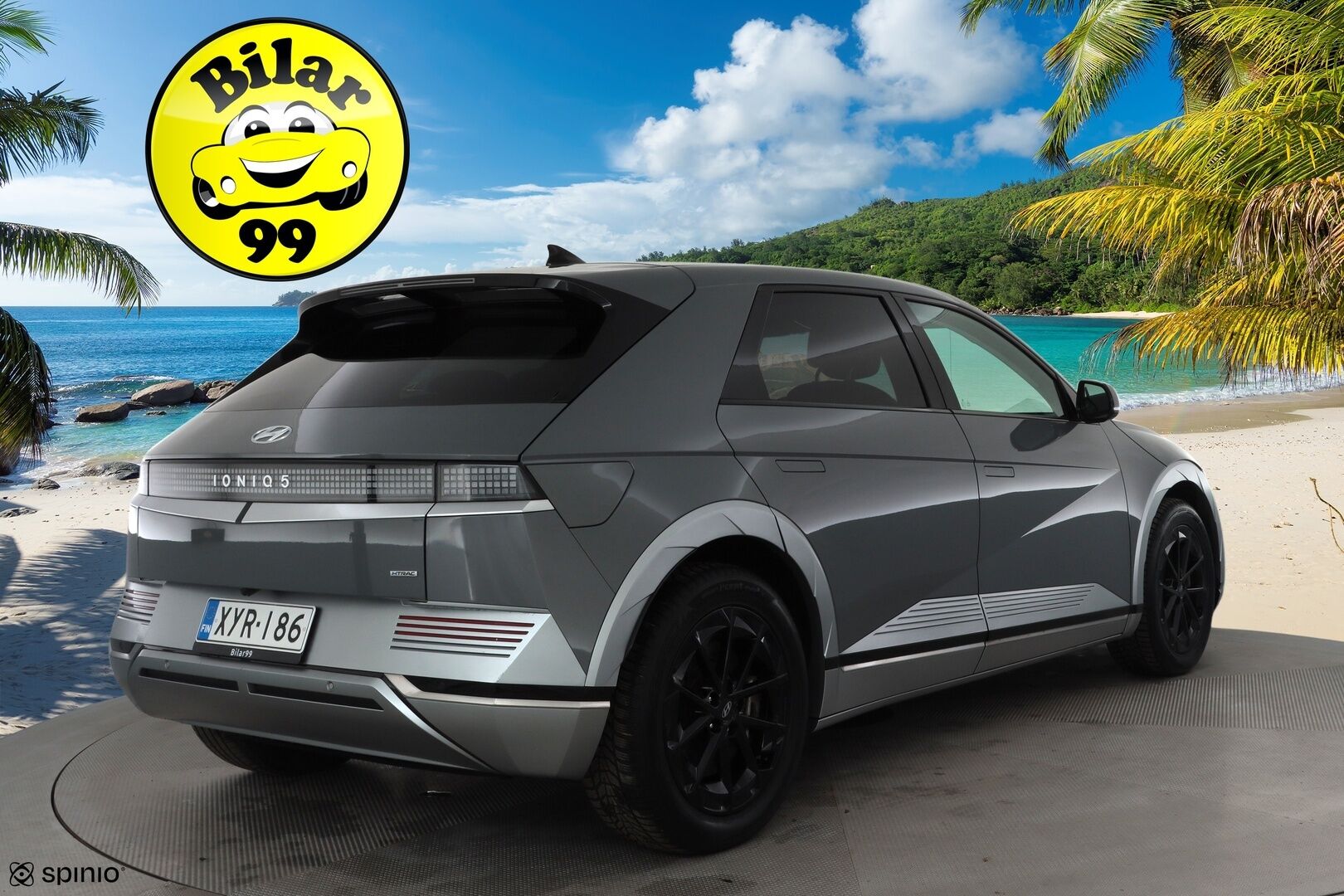 HYUNDAI IONIQ 5 2022 73kWh 305hv AWD Techniq * ACC / P.kamera / ILP / LED / Navi / Sähköpenkit / Puolinahat * - Akku kuntotarkastettu SoH 98,8% / Kahdet renkaat aluvanteilla - Osta nyt, maksa vasta ensi vuonna