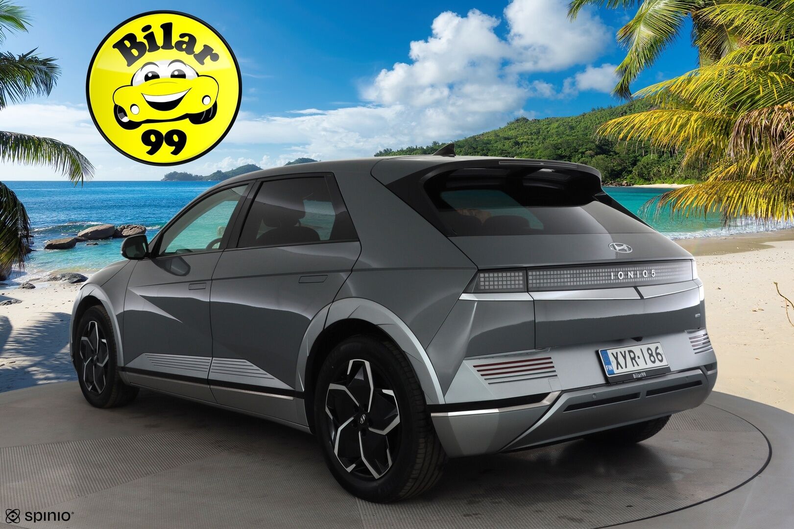 HYUNDAI IONIQ 5 2022 73kWh 305hv AWD Techniq * ACC / P.kamera / ILP / LED / Navi / Sähköpenkit / Puolinahat * - Akku kuntotarkastettu SoH 98,8% / Kahdet renkaat aluvanteilla - Osta nyt, maksa vasta ensi vuonna