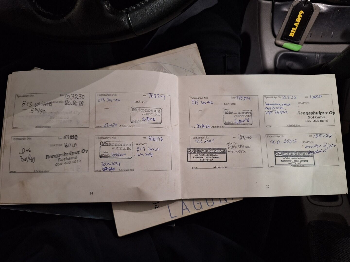 Renault Laguna 2001 4D LAGUNA HATCHBACK 1.8 - YritysOutlet - Myydään vain yrityksille - | Pientä laittoa | Lohko+sisä | 2x hyvät renkaat | 