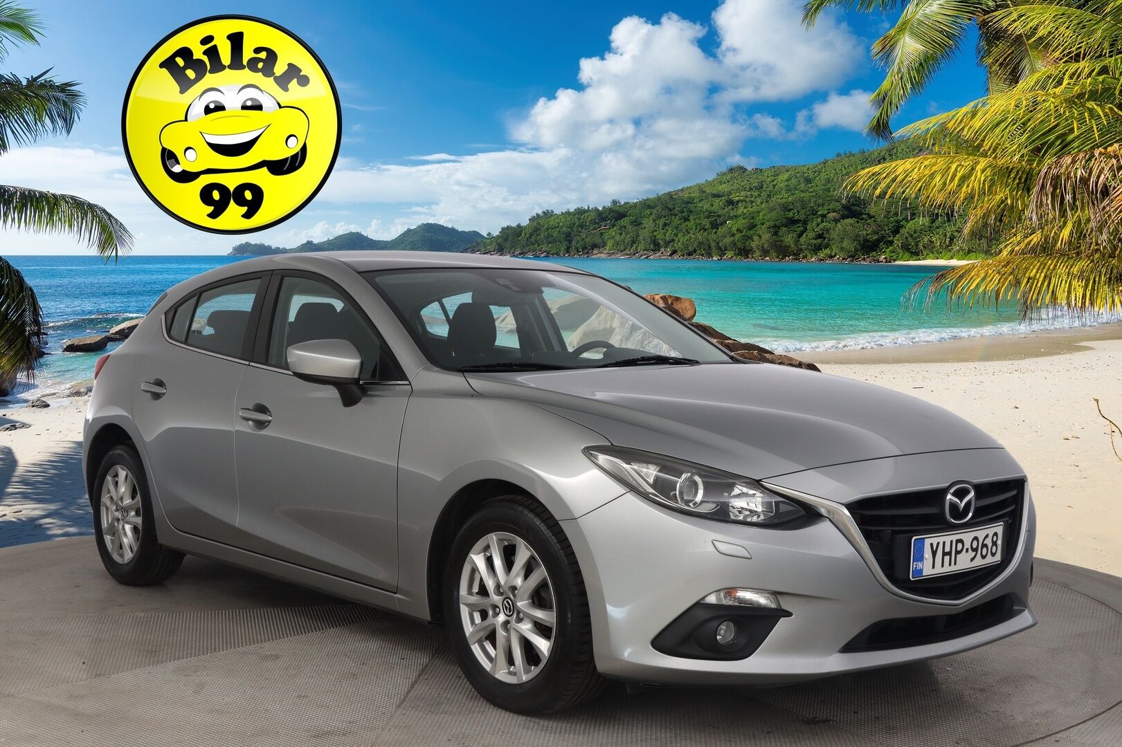 Mazda Mazda3 2014 5HB 2,0 (120) SKYACTIV-G Premium 6MT 5ov DG1 **Vakkari / P.tutka / Bluetooth / Lohkolämmitin / Autom.ilmastointi** - Suomi-auto / Apple&Android 