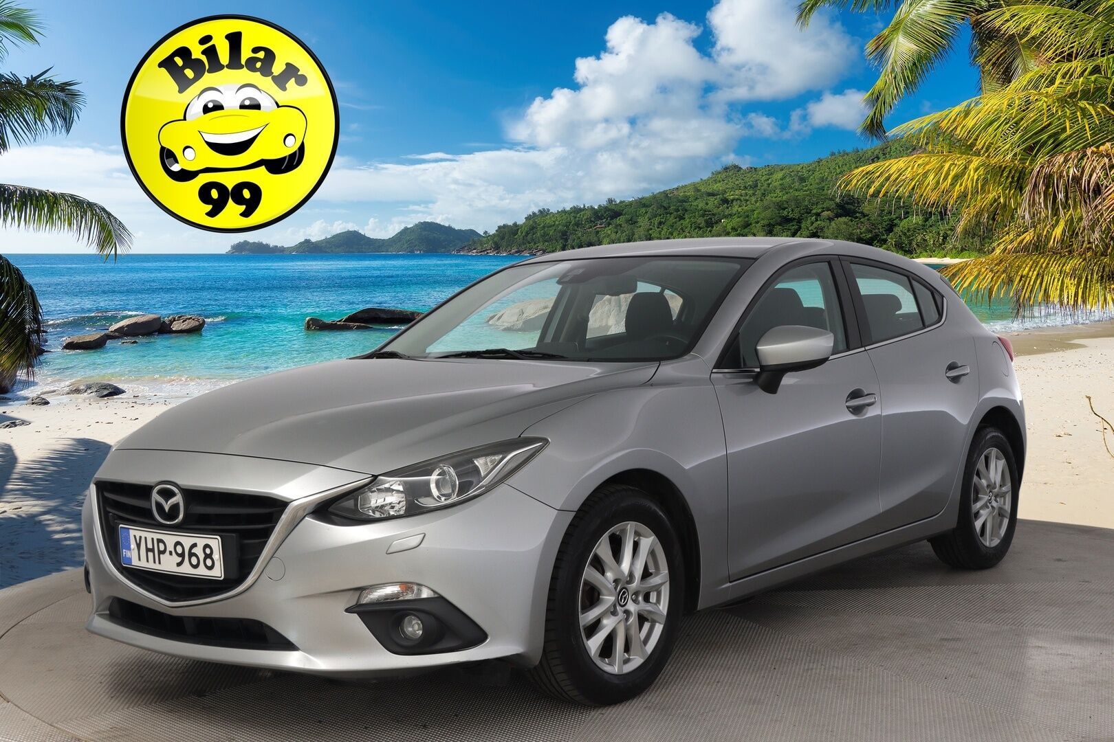 Mazda Mazda3 2014 5HB 2,0 (120) SKYACTIV-G Premium 6MT 5ov DG1 **Vakkari / P.tutka / Bluetooth / Lohkolämmitin / Autom.ilmastointi** - Suomi-auto / Apple&Android 