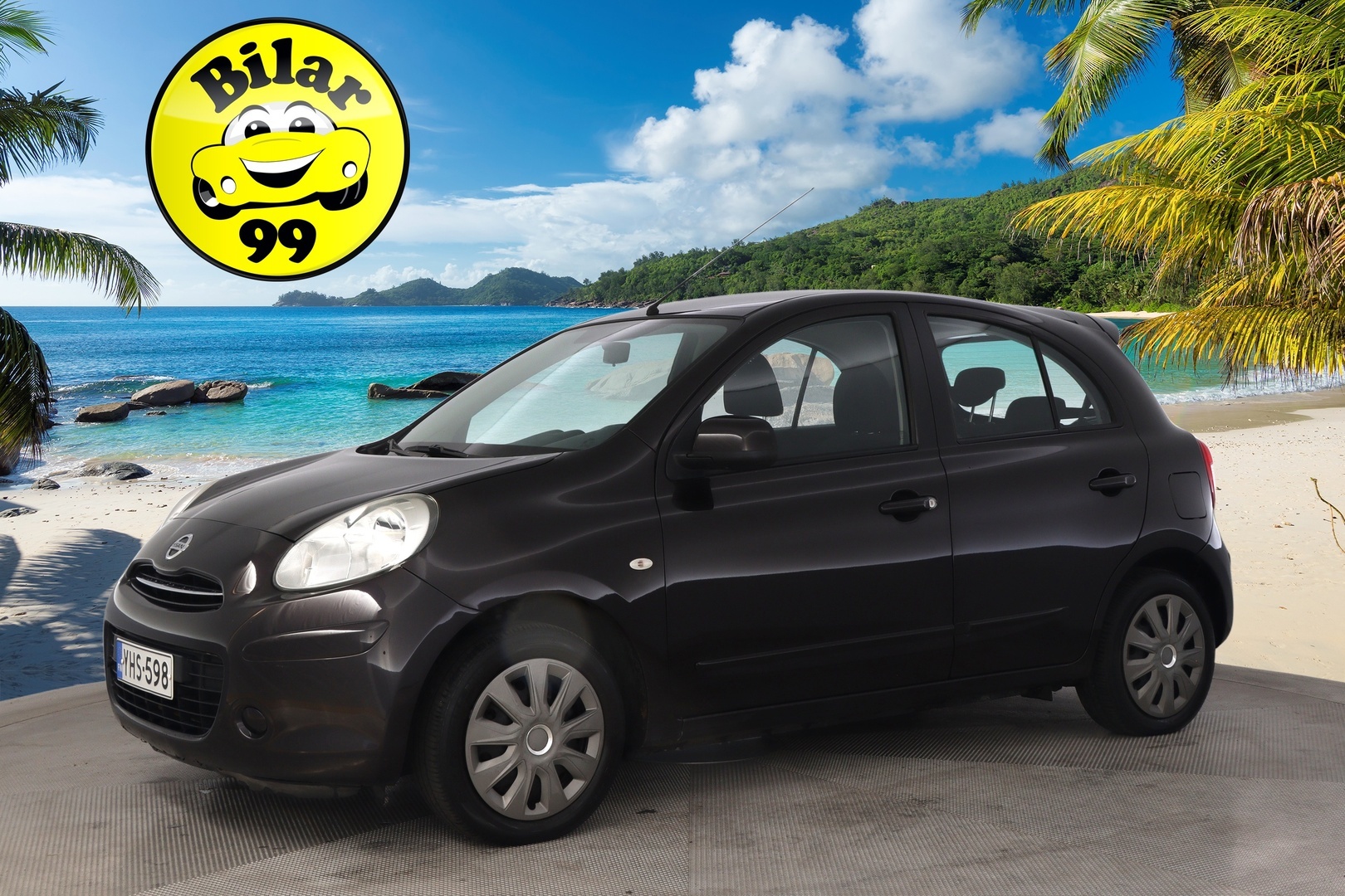 Nissan Micra 2011 5d Acenta 1,2 98hp DIG-S *Tehokkaammalla moottorilla / Paremmalla varustetasolla / Vakkari / Aut.ilmastointi / 2x renkaat - Juuri Huollettu / Juuri Leimattu / Erikoisväri