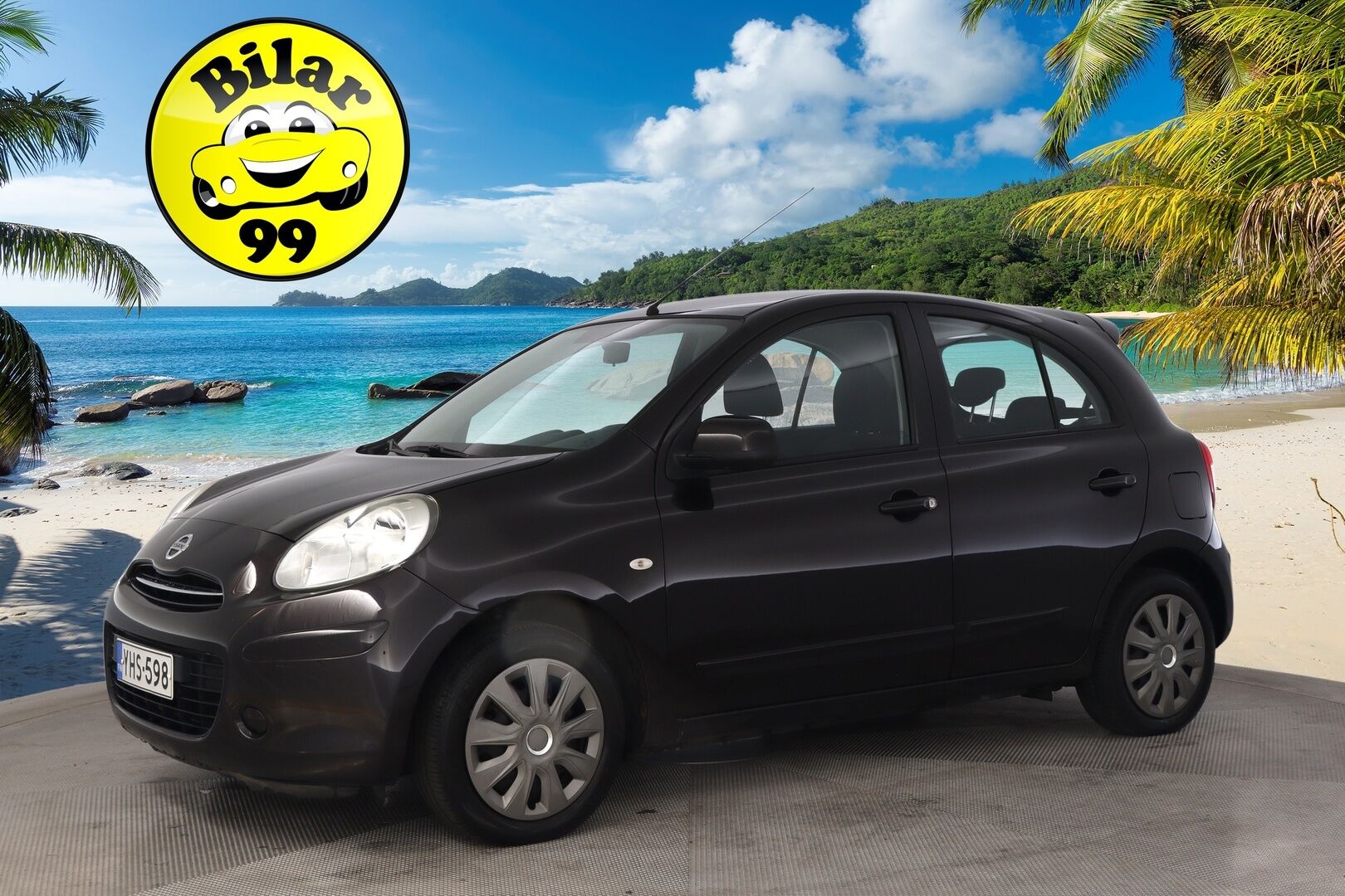 Nissan Micra 2011 5d Acenta 1,2 98hp DIG-S *Tehokkaammalla moottorilla / Paremmalla varustetasolla / Vakkari / Aut.ilmastointi / 2x renkaat - Juuri Huollettu / Juuri Leimattu / Erikoisväri / Uudet kesärenkaat