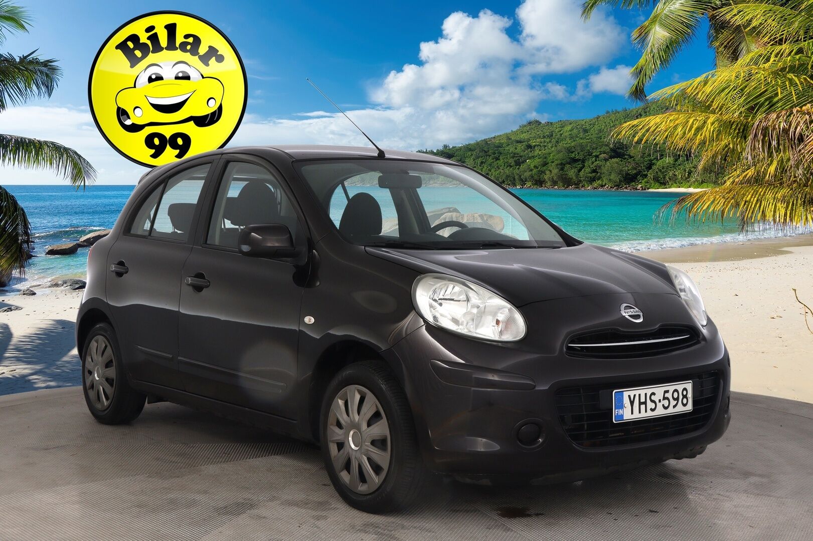 Nissan Micra 2011 5d Acenta 1,2 98hp DIG-S *Tehokkaammalla moottorilla / Paremmalla varustetasolla / Vakkari / Aut.ilmastointi / 2x renkaat - Juuri Huollettu / Juuri Leimattu / Erikoisväri