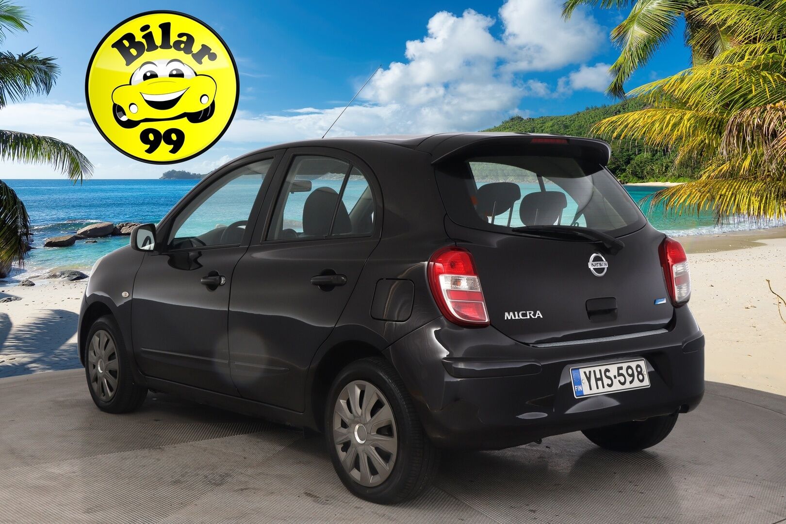 Nissan Micra 2011 5d Acenta 1,2 98hp DIG-S *Tehokkaammalla moottorilla / Paremmalla varustetasolla / Vakkari / Aut.ilmastointi / 2x renkaat - Juuri Huollettu / Juuri Leimattu / Erikoisväri