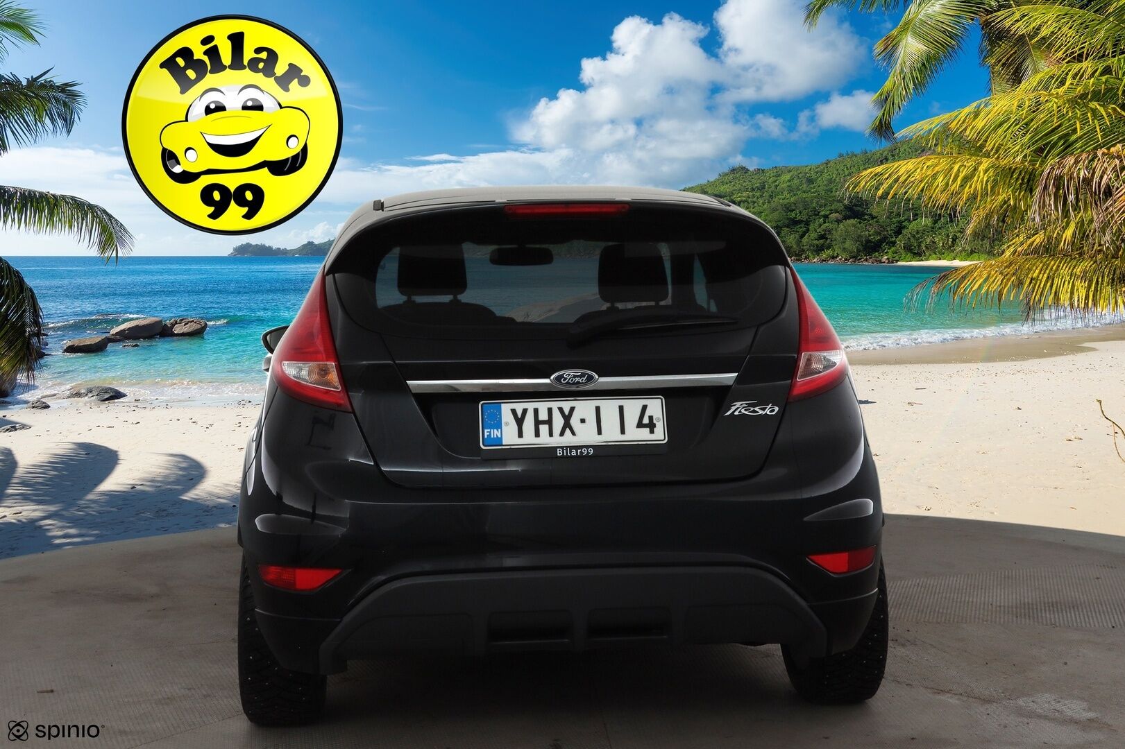 Ford Fiesta 2012 1,6 120 hv Titanium M5 * Lohko&Sisätilanlämmitin / Aut.Ilmastointi / Bluetooth / Lämmittettävä Tuulilasi * - Suomi-auto / Kahdet renkaat aluvanteilla