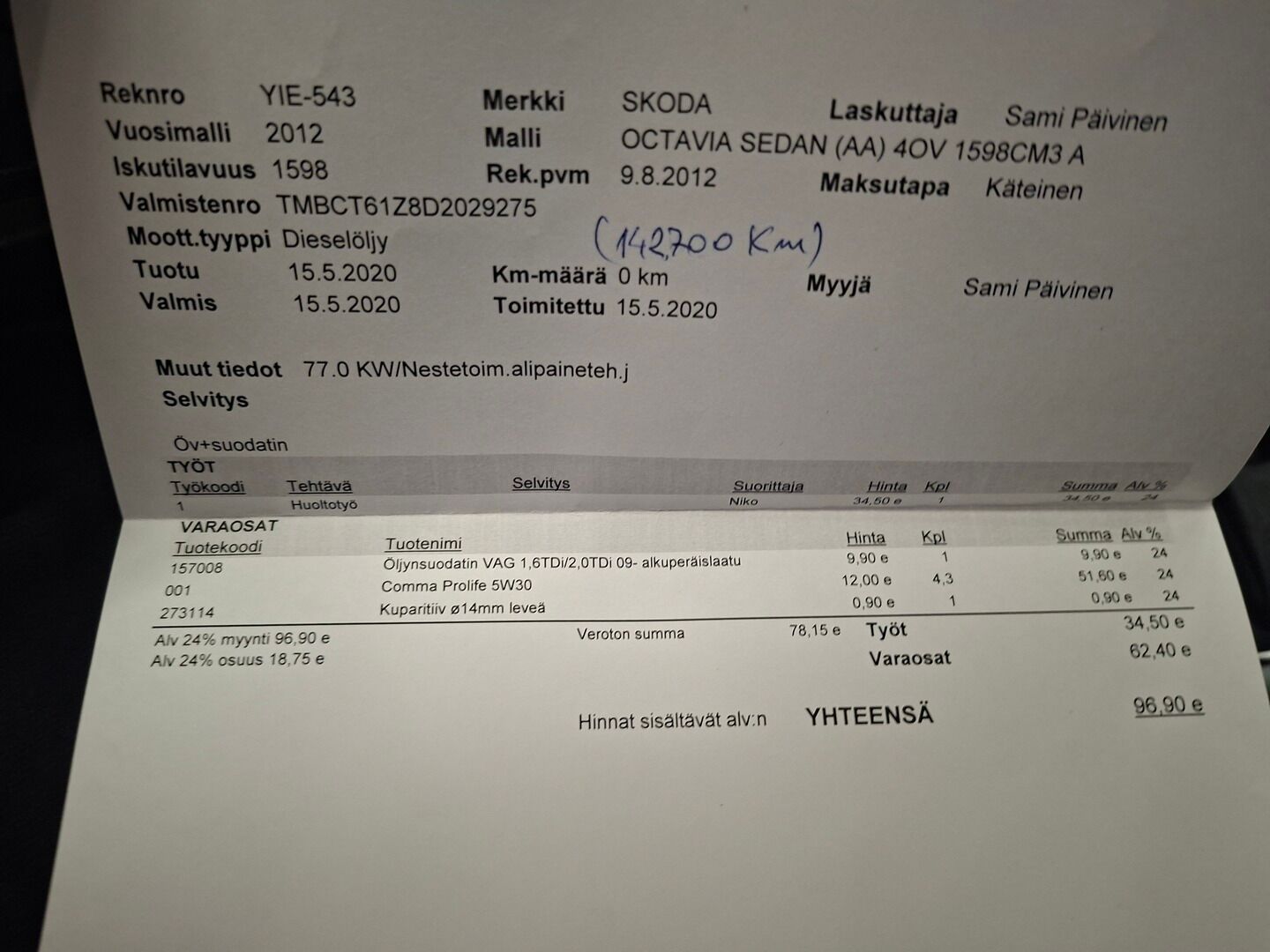 Skoda Octavia 2013 1,6 TDI Ambiente DSG Autom. * YritysOutlet - Myydään vain yrityksille / Navi / Vakkari * - YritysOutlet - Myydään vain yrityksille / JUURI KATSASTETTU!