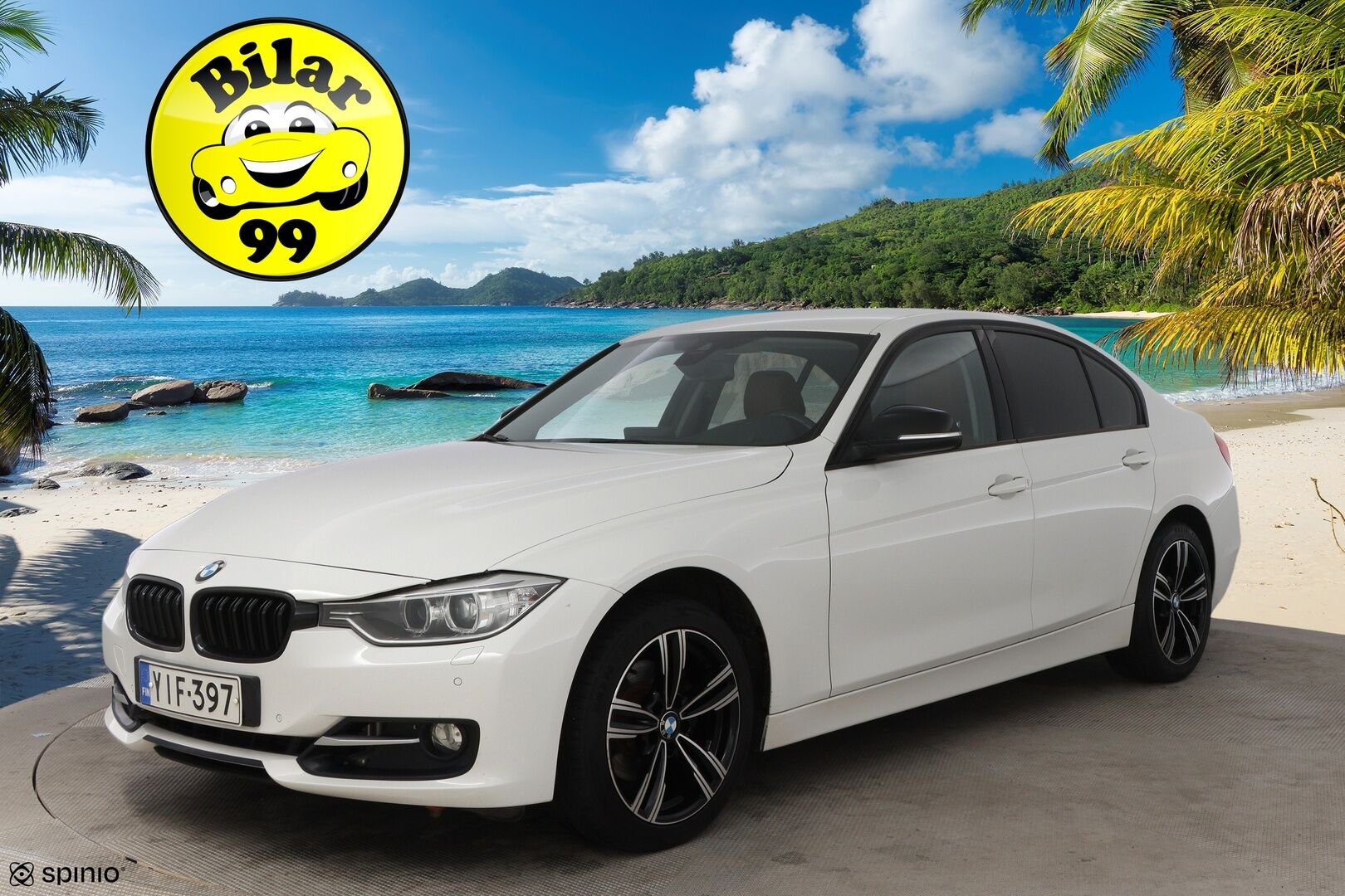 BMW 320 2013 TwinPower Turbo A xDrive F30 Sedan Business Automatic Edition Sport - Suomiauto / Webasto / HUD / Ruskea Nahkasisusta / Professional Navi / Comfort Access / Lohko & Sisäp. / Supervarusteet!