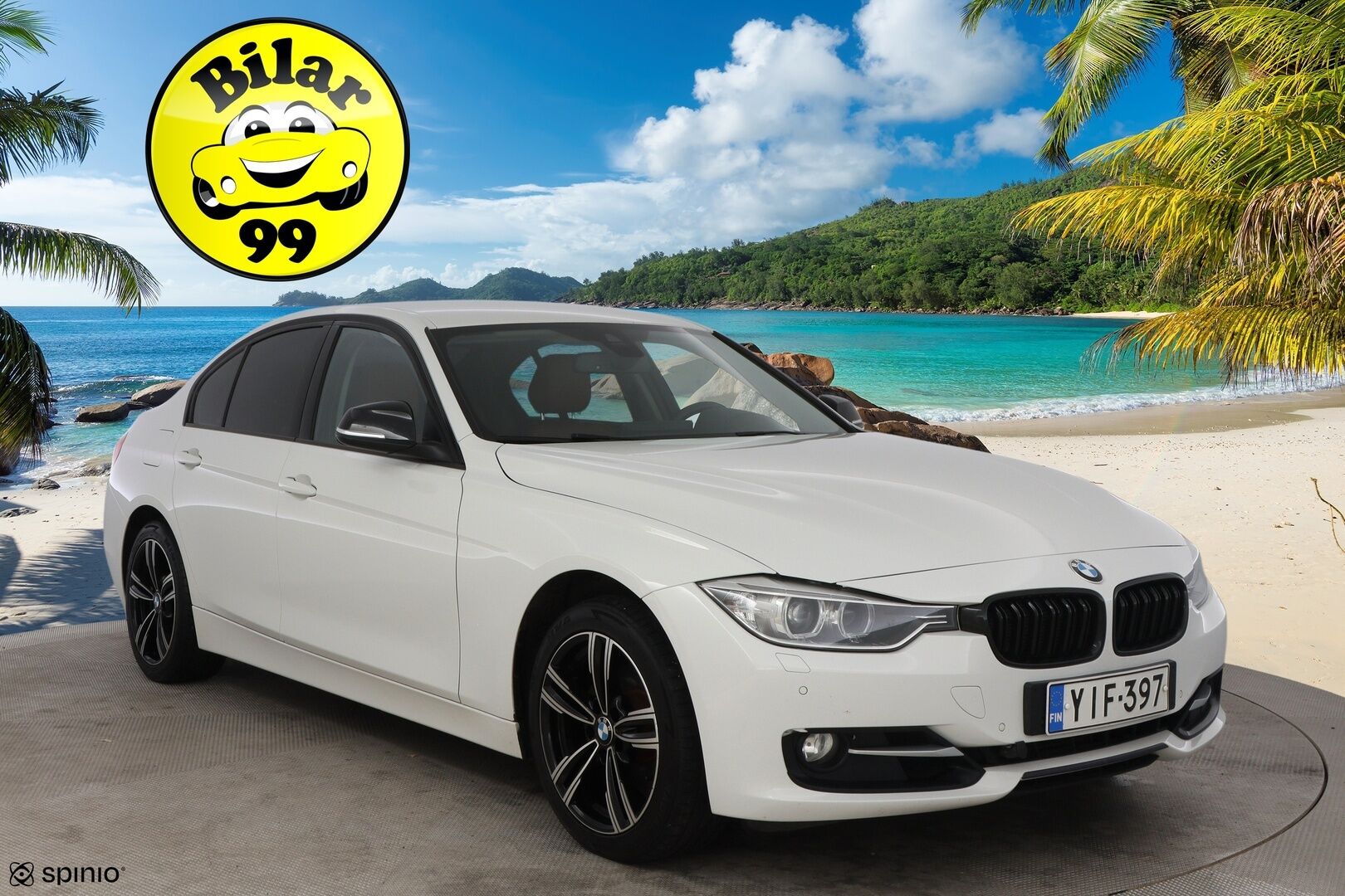BMW 320 2013 TwinPower Turbo A xDrive F30 Sedan Business Automatic Edition Sport - Suomiauto / Webasto / HUD / Ruskea Nahkasisusta / Professional Navi / Comfort Access / Lohko & Sisäp. / Supervarusteet!
