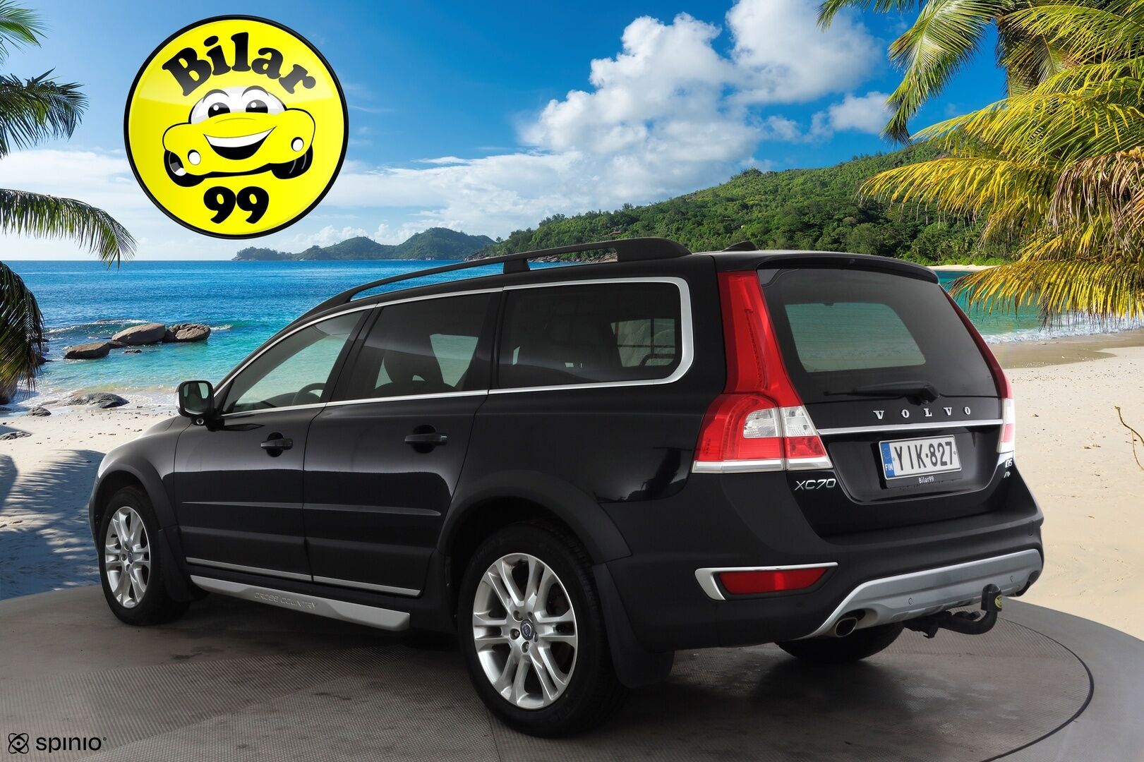 Volvo XC70 2014 D5 AWD Summum aut * ACC / P.tutkat / Aktiiv.Xenon / Navi / Lasikattoluukku / Webasto / Koukku / KeylessGo / BLIS / Vaaleat nahat * - Digimittaristo / Muistipenkki / Sähköluukku / Kahdet renkaat aluvanteilla / Huippusiisti*