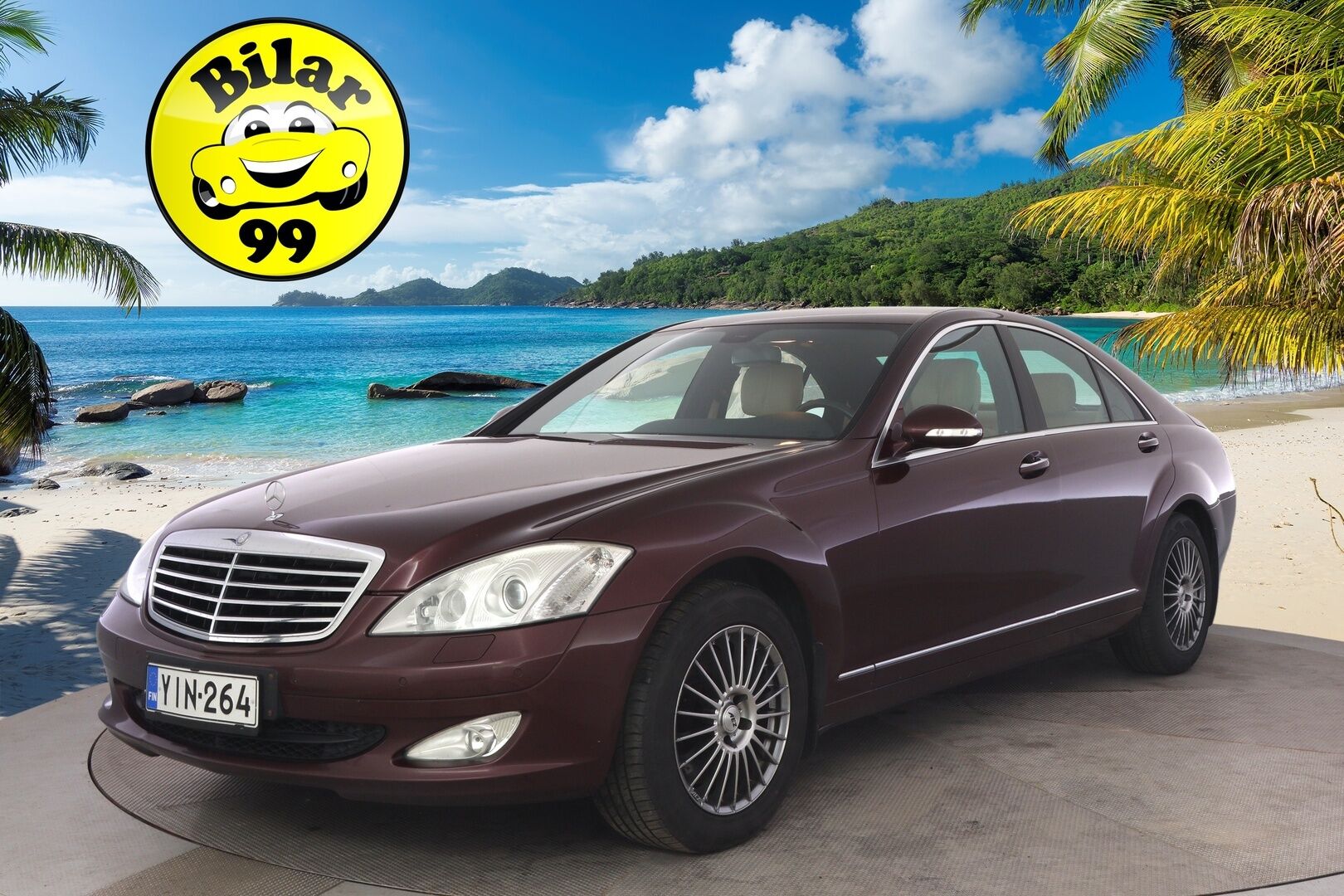 Mercedes-Benz S 2007 320 CDI 4Matic - *Ilmastoidut Sähköpenkit / Nahkasisusta / P-kamera / Sähköratti / 2x renkaat vanteineen / Ilma-alusta / Vakkari / Lohko+sisälämmitin*