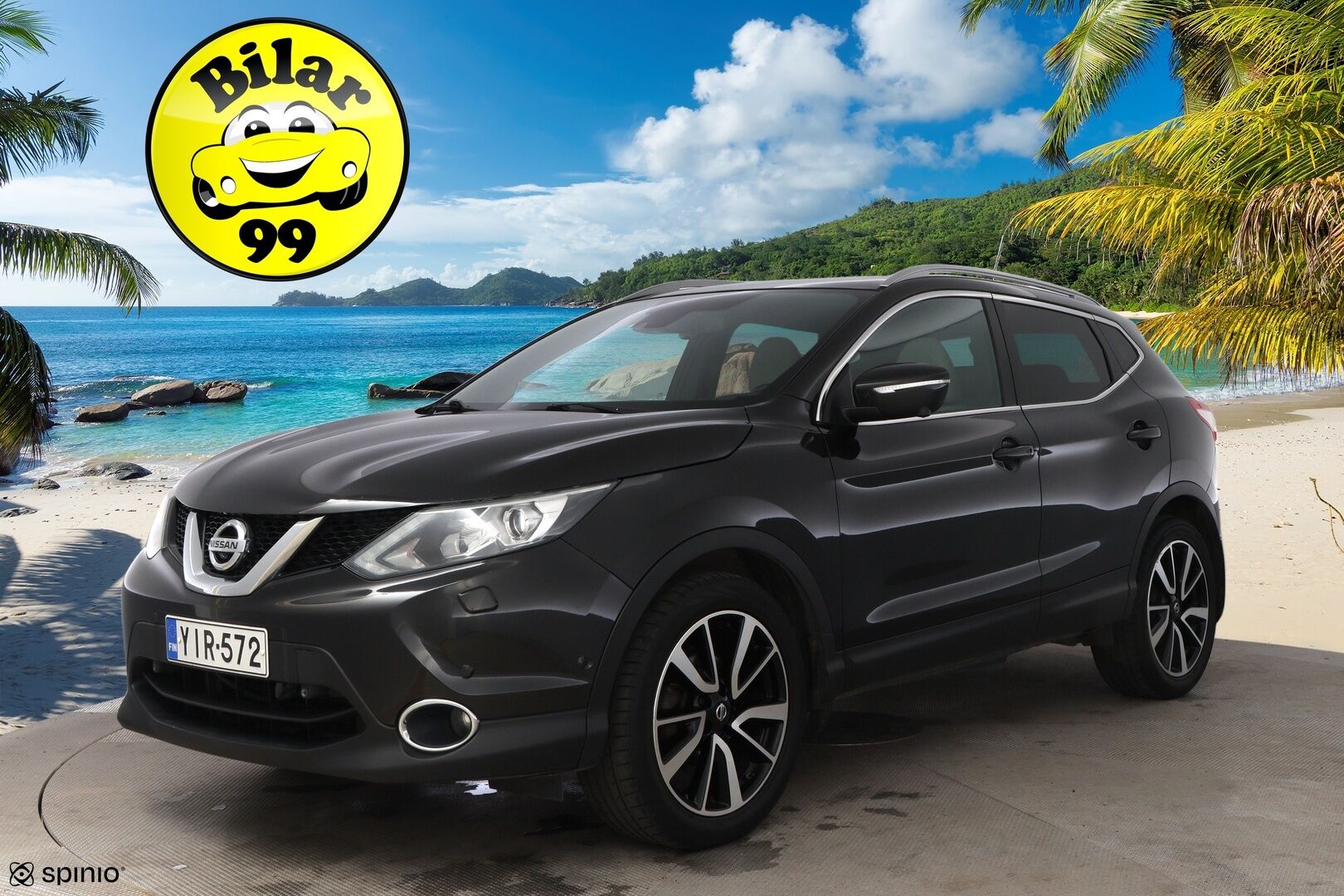 Nissan Qashqai 2014 1,6dCi Business 360 4WD 6M/T Alcantara - Suomiauto / Lasikatto / 360-Kamera / Nahka-Alcantara / Vetokoukku / BLIS / Sähköpenkki / Lämpölasi / Huippuvarusteet / Ketju vaihdettu!