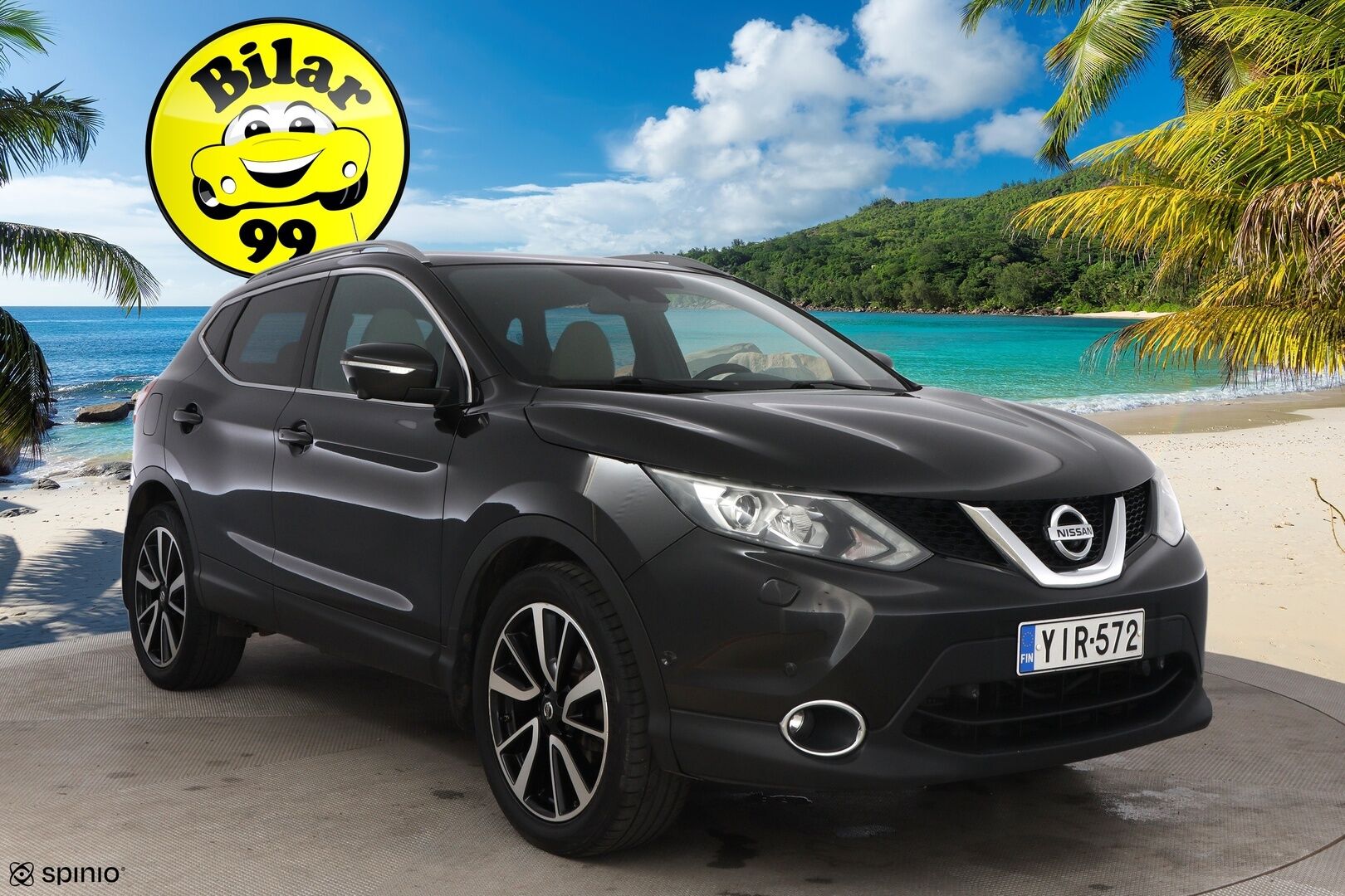 Nissan Qashqai 2014 1,6dCi Business 360 4WD 6M/T Alcantara - Suomiauto / Lasikatto / 360-Kamera / Nahka-Alcantara / Vetokoukku / BLIS / Sähköpenkki / Lämpölasi / Huippuvarusteet / Ketju vaihdettu!