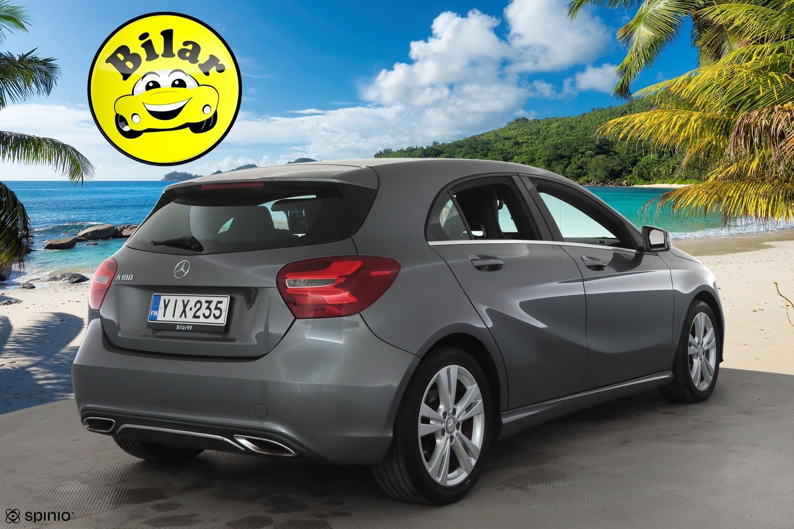 Mercedes-Benz A 2016 180 A Premium Business - | LED | Facelift | P.kamera | Puolinahat | Sporttipenkit | Vakkari | Bluetooth | IHC | Lohko+sisälämmitin | 2x renkaat aluin | Suomiauto | 