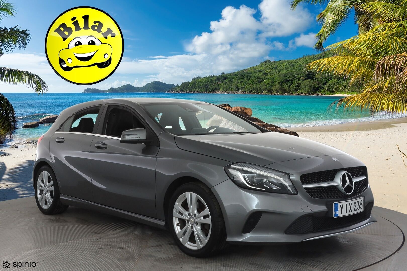 Mercedes-Benz A 2016 180 A Premium Business - | LED | Facelift | P.kamera | Puolinahat | Sporttipenkit | Vakkari | Bluetooth | IHC | Lohko+sisälämmitin | 2x renkaat aluin | Suomiauto | 