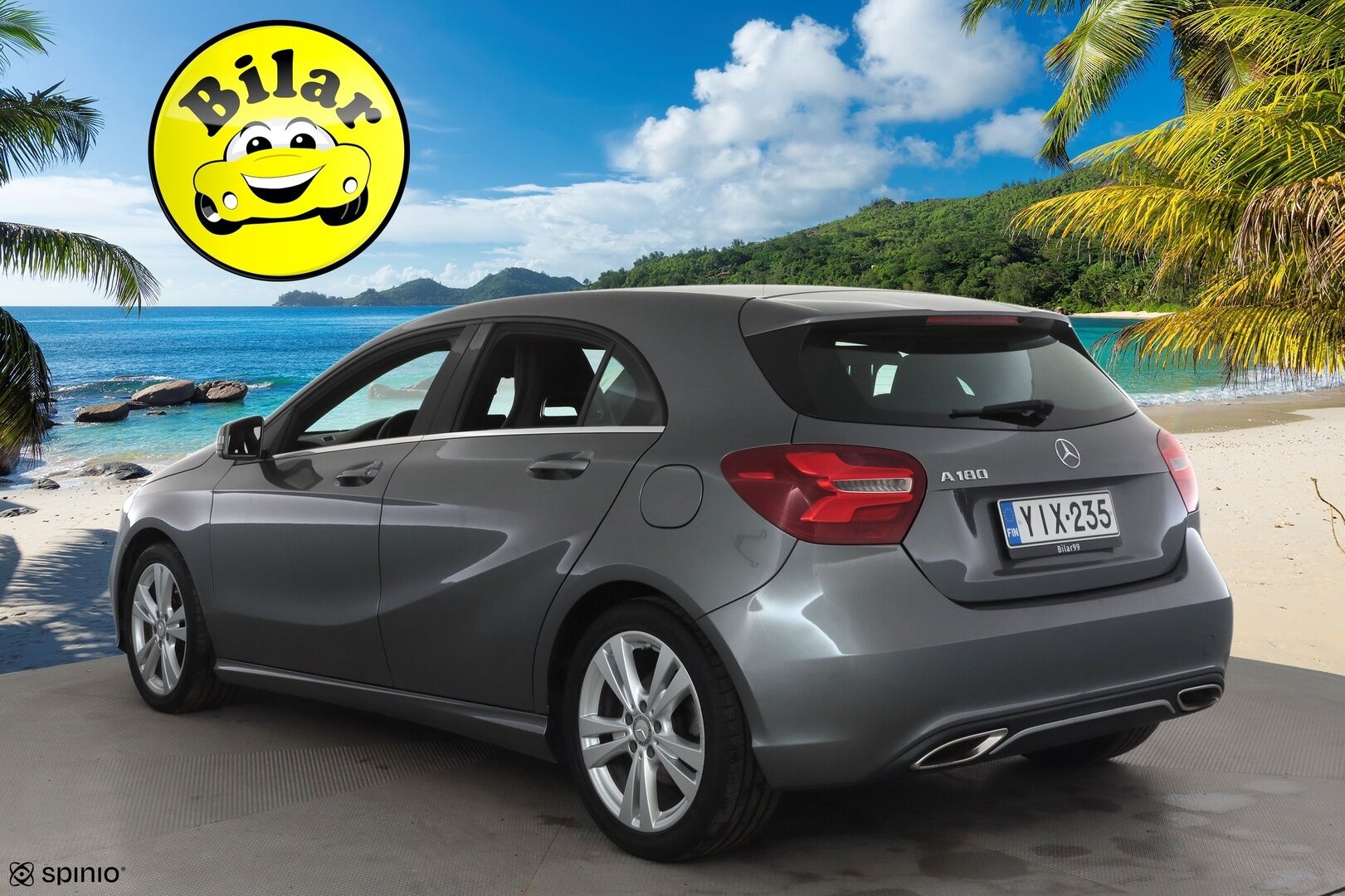 Mercedes-Benz A 2016 180 A Premium Business - | LED | Facelift | P.kamera | Puolinahat | Sporttipenkit | Vakkari | Bluetooth | IHC | Lohko+sisälämmitin | 2x renkaat aluin | Suomiauto | 
