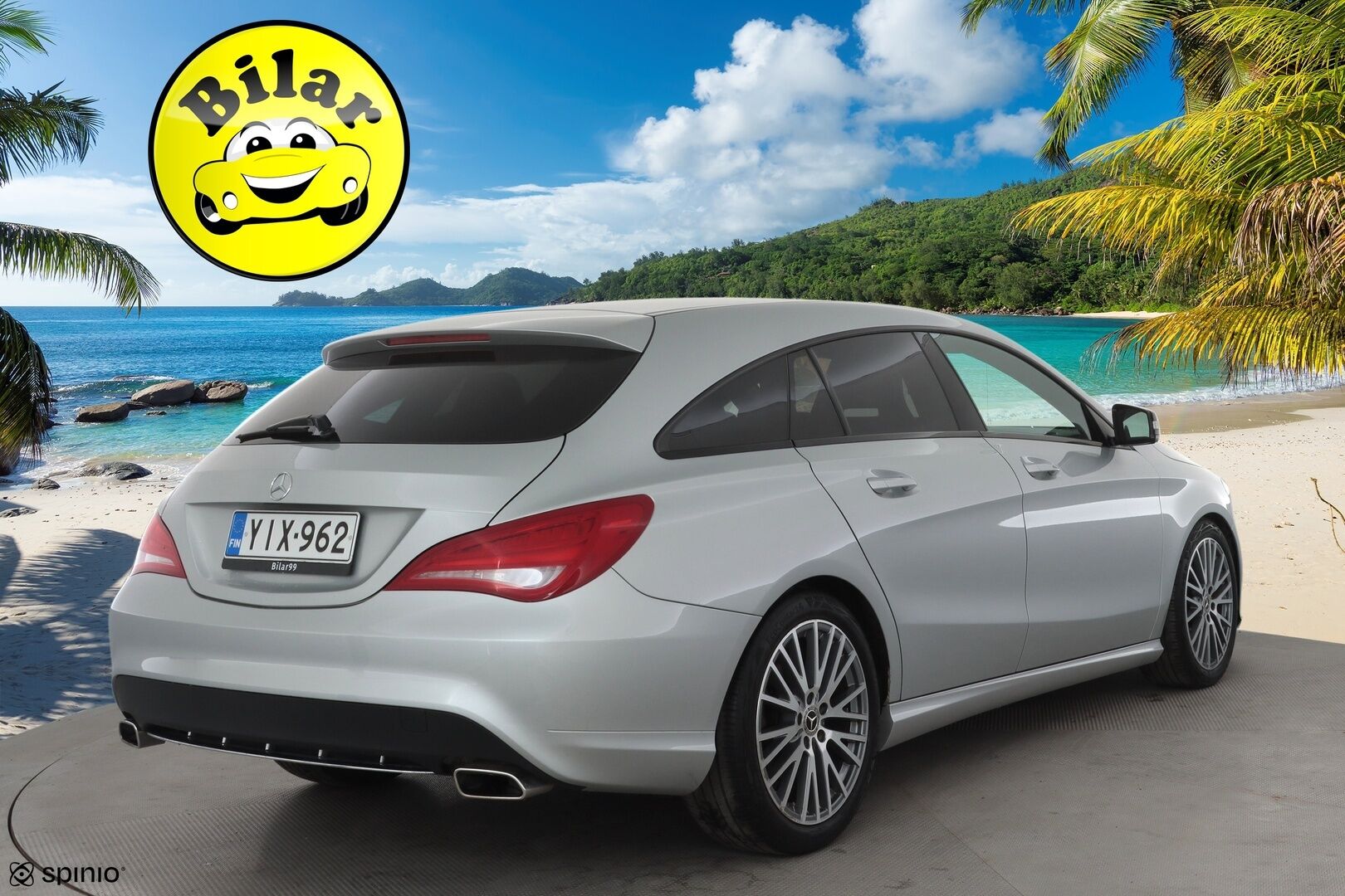 Mercedes-Benz CLA 2016 180 A Shooting Brake Premium Business - | Puolinahat | Sporttipenkit | Xenon | P.kamera | Bluetooth | Vakkari | Lohko + sisälämmitin | Penkinlämmittimet | Suomiauto | 2x renkaat aluin | 