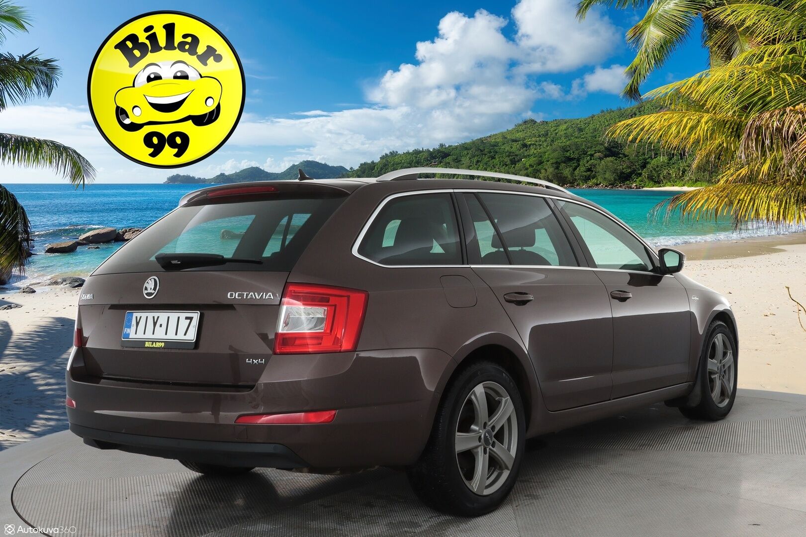 Skoda Octavia 2016 Combi 1,8 TSI 4x4 L&K DSG Autom. **Laurin&Klement / Adapt.Vakkari / Webasto / Muistipenkki / Canton / Xenon-valot** - P.Tutkat / Navi / Kaistavahti / KeylessGO / 2x Renkaat
