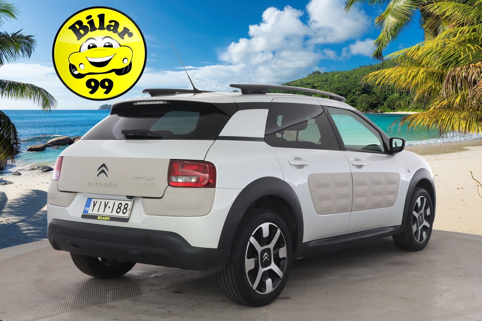 Citroen C4 Cactus 2016 e-VTi 82 Shine ETG Automaatti - P-Kamera / Nahka-Alcantara / Tuore Jakopää / Huoltokirja / Vakkari