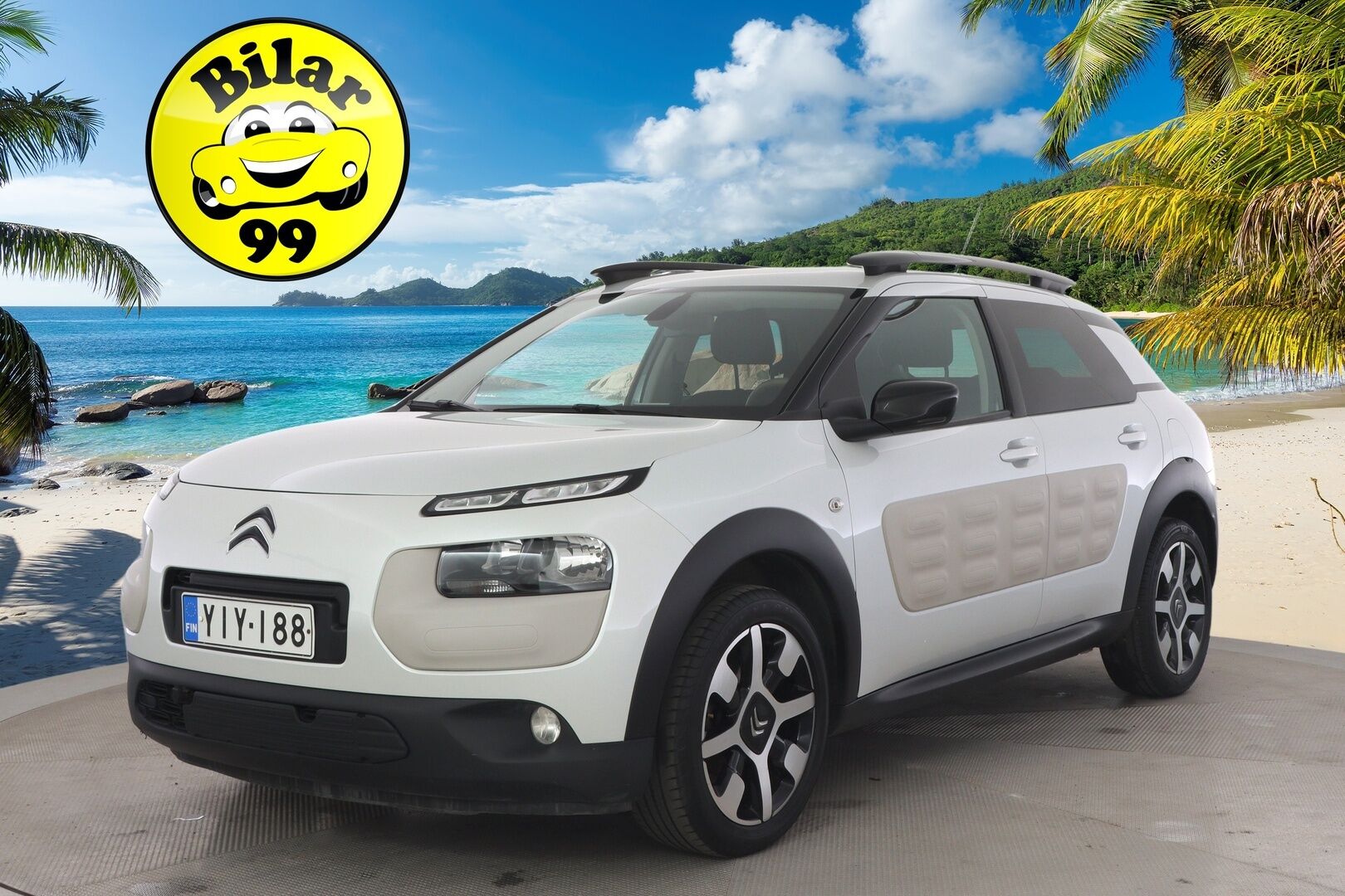 Citroen C4 Cactus 2016 e-VTi 82 Shine ETG Automaatti - P-Kamera / Nahka-Alcantara / Tuore Jakopää / Huoltokirja / Vakkari