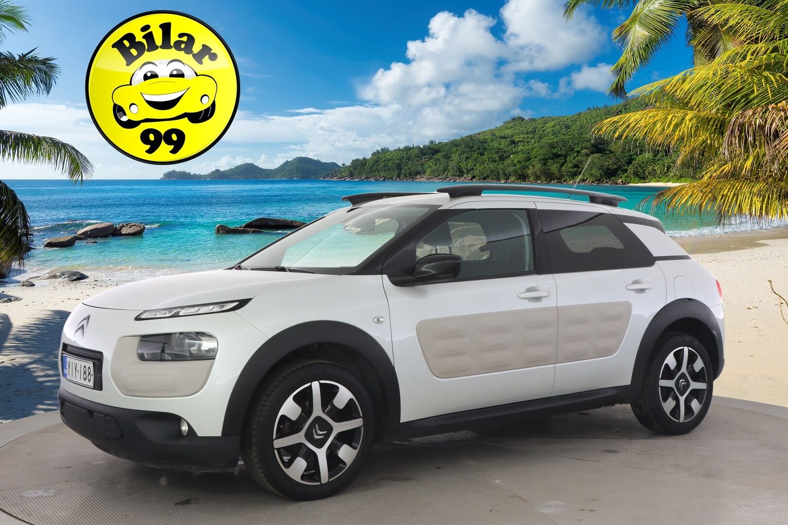 Citroen C4 Cactus 2016 e-VTi 82 Shine ETG Automaatti - P-Kamera / Nahka-Alcantara / Tuore Jakopää / Huoltokirja / Vakkari