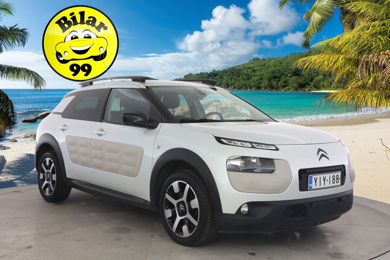 Citroen C4 Cactus 2016 e-VTi 82 Shine ETG Automaatti - P-Kamera / Nahka-Alcantara / Tuore Jakopää / Huoltokirja / Vakkari