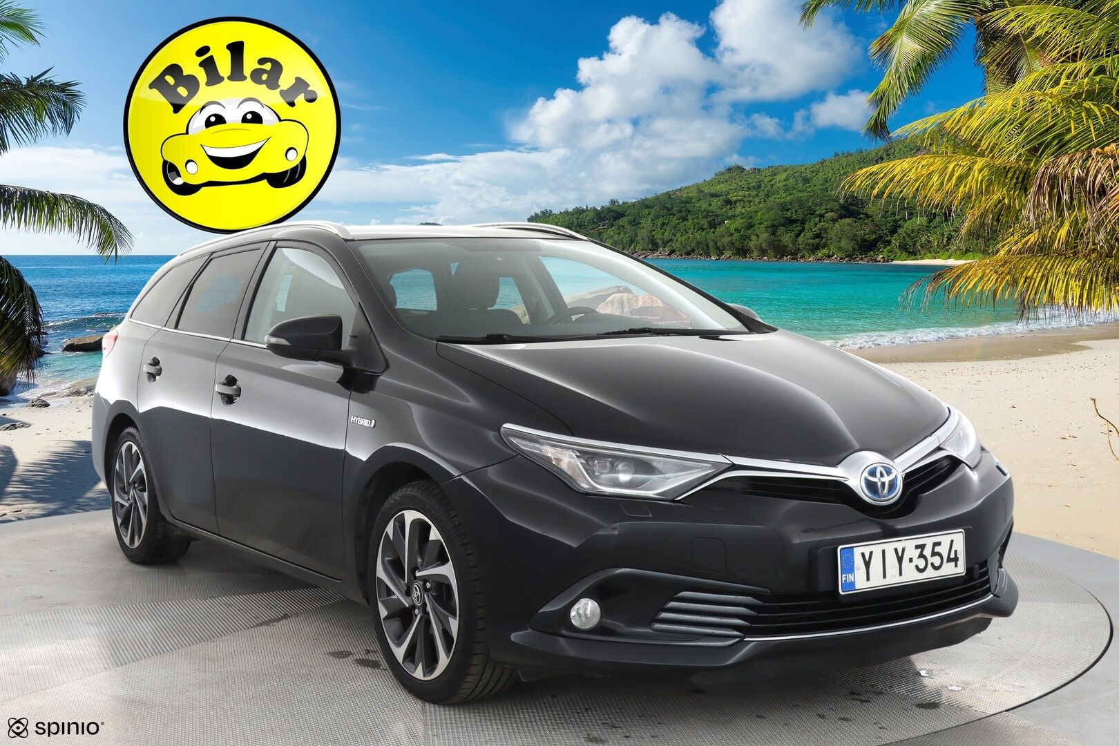 Toyota Auris 2015 Touring Sports 1,8 Hybrid Style - | Lasikatto | Vakionopeudensäädin | Lohkolämmitin sisätilanpistokkeella | Peruutuskamera | Ilmastointi |