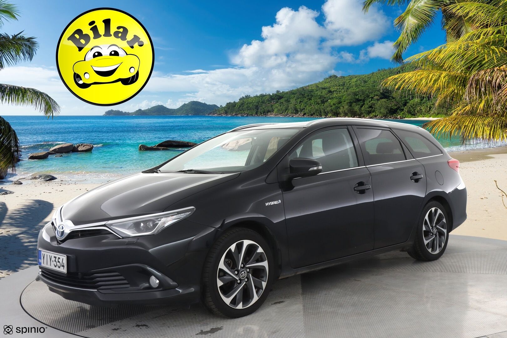Toyota Auris 2015 Touring Sports 1,8 Hybrid Style - | Lasikatto | Vakionopeudensäädin | Lohkolämmitin sisätilanpistokkeella | Peruutuskamera | Ilmastointi |