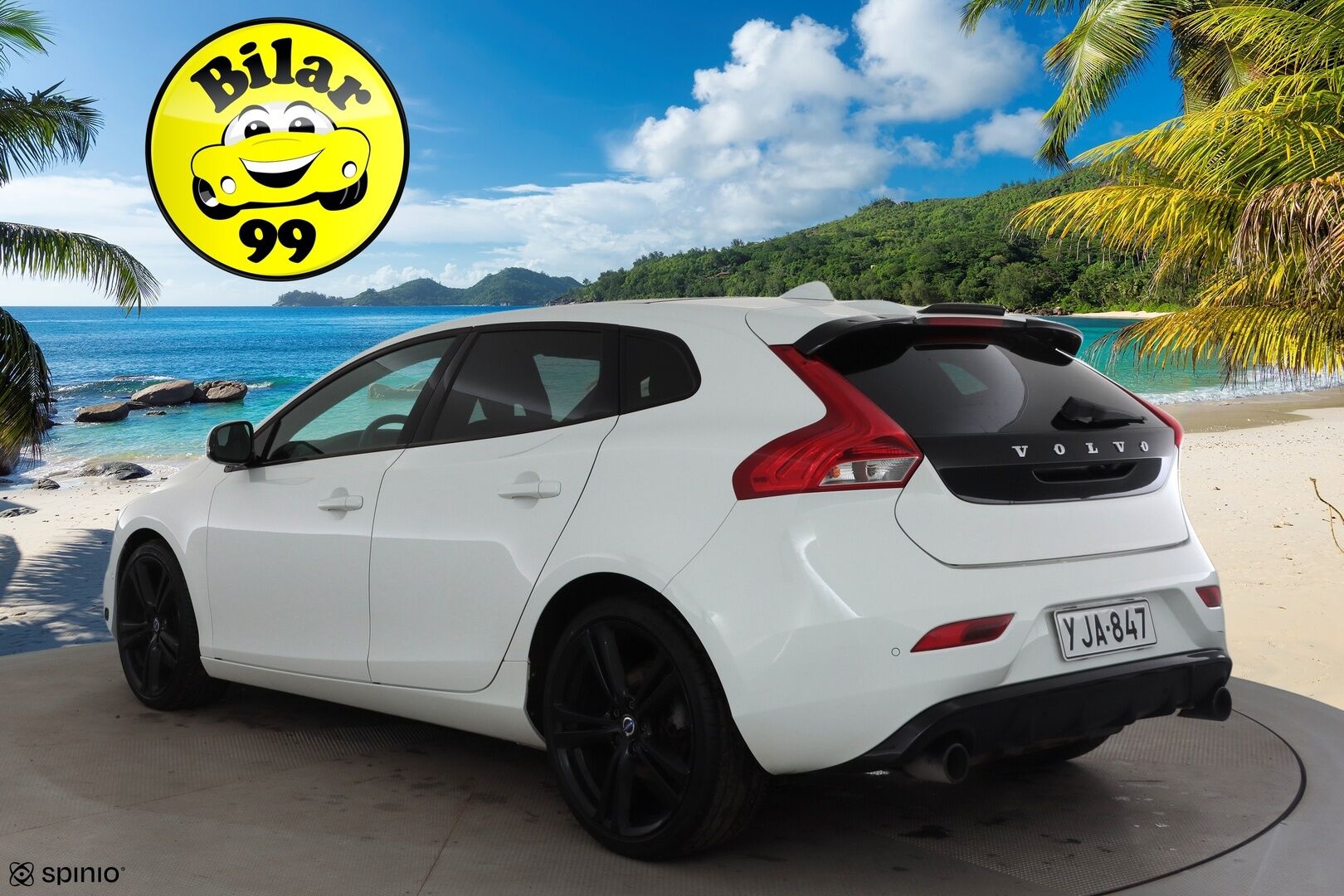 Volvo V40 2016 T5 R-Design Carbon Edition aut * ACC / P.kamera / Aktiiv.Xenon / Navi / H&K / Digimittaristo / BLIS / Webasto * - Kahdet renkaat aluvanteilla / Huippuvarusteet