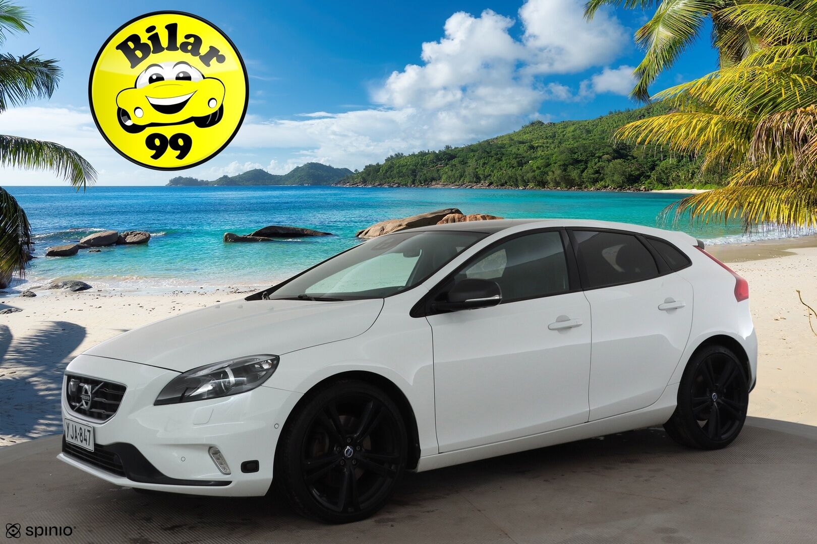 Volvo V40 2016 T5 R-Design Carbon Edition aut * ACC / P.kamera / Aktiiv.Xenon / Navi / H&K / Digimittaristo / BLIS / Webasto * - Kahdet renkaat aluvanteilla / Huippuvarusteet