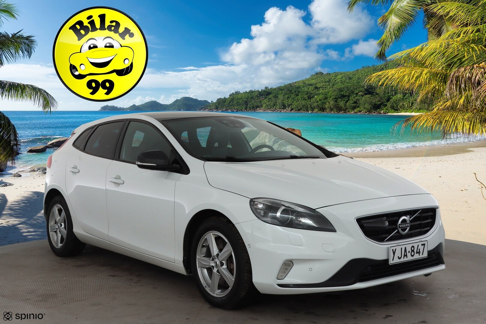 Volvo V40 2016 T5 R-Design Carbon Edition aut * ACC / P.kamera / Aktiiv.Xenon / Navi / H&K / Digimittaristo / BLIS / Webasto * - Kahdet renkaat aluvanteilla / Huippuvarusteet