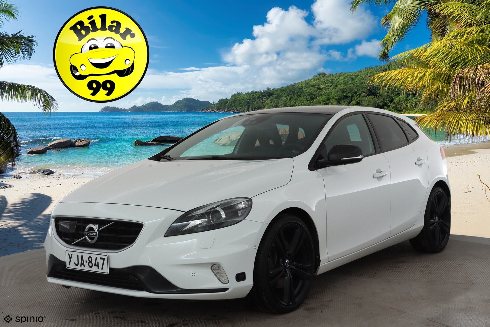 Volvo V40 2016 T5 R-Design Carbon Edition aut * ACC / P.kamera / Aktiiv.Xenon / Navi / H&K / Digimittaristo / BLIS / Webasto * - Kahdet renkaat aluvanteilla / Huippuvarusteet