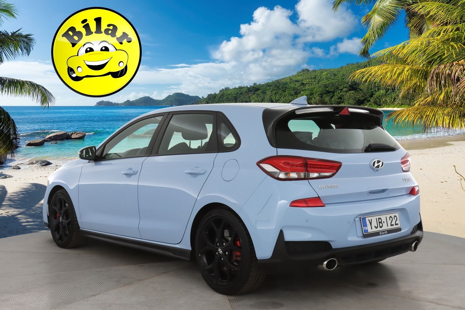 Hyundai i30 5d 2018 N 2,0 T-GDI 6MT - Suomi-auto | P.Kamera | REV matching | Lohko+Sisäpistoke | Mukautuva alusta | Navi | AppleCarPlay | Ratinlämmitin | LED | Ambient | Kaistanpitoavustin | 2X Renkaat & Vanteet |