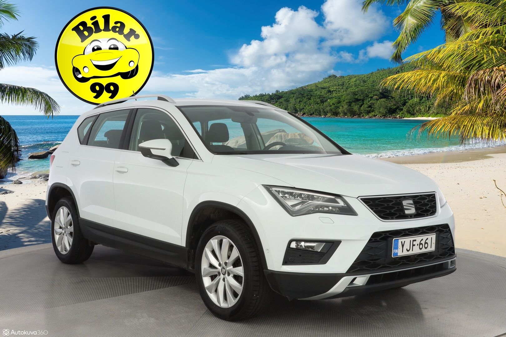 Seat Ateca 2016 1.0 TSI 115 Style *Webasto / S.kontti / Vakkari / Tutkat /  Apple carplay Android auto* - Juuri katsastettu / Viimeisin huolto 173tkm kohdalla / Kahdet renkaat alumiinivantein / Suomi-auto