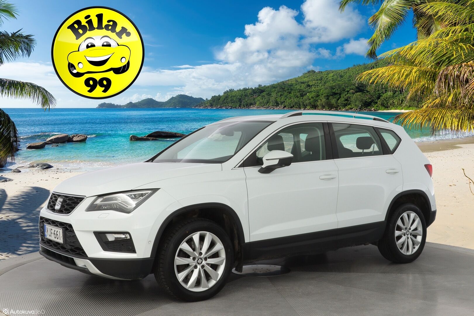Seat Ateca 2016 1.0 TSI 115 Style *Webasto / S.kontti / Vakkari / Tutkat /  Apple carplay Android auto* - Juuri katsastettu / Viimeisin huolto 173tkm kohdalla / Kahdet renkaat alumiinivantein / Suomi-auto