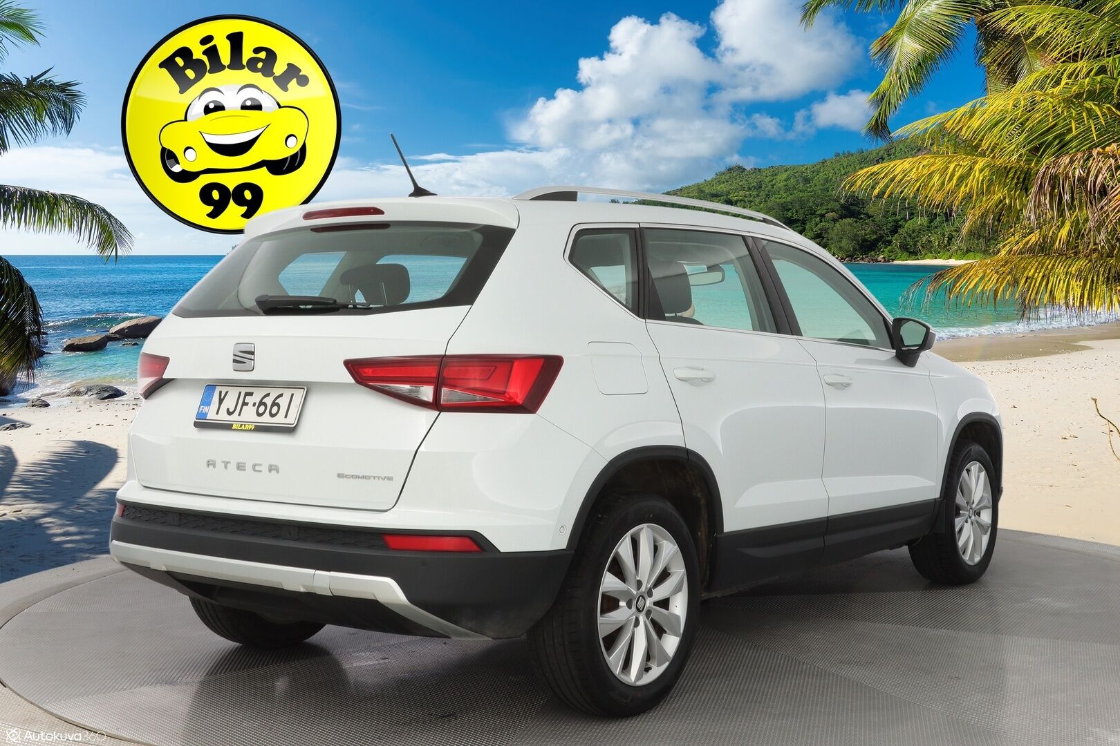 Seat Ateca 2016 1.0 TSI 115 Style *Webasto / S.kontti / Vakkari / Tutkat /  Apple carplay Android auto* - Juuri katsastettu / Viimeisin huolto 173tkm kohdalla / Kahdet renkaat alumiinivantein / Suomi-auto