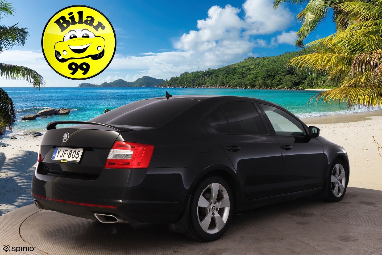 Skoda Octavia 2017 2,0 TDI 184 4x4 RS Challenge DSG Aut * ACC / Webasto / KeylessGo / Navigointi / Carplay* - Black-paketti / Suomi-auto / Seuraava katsastus 08/26 / Lämmitettävä tuulilasi