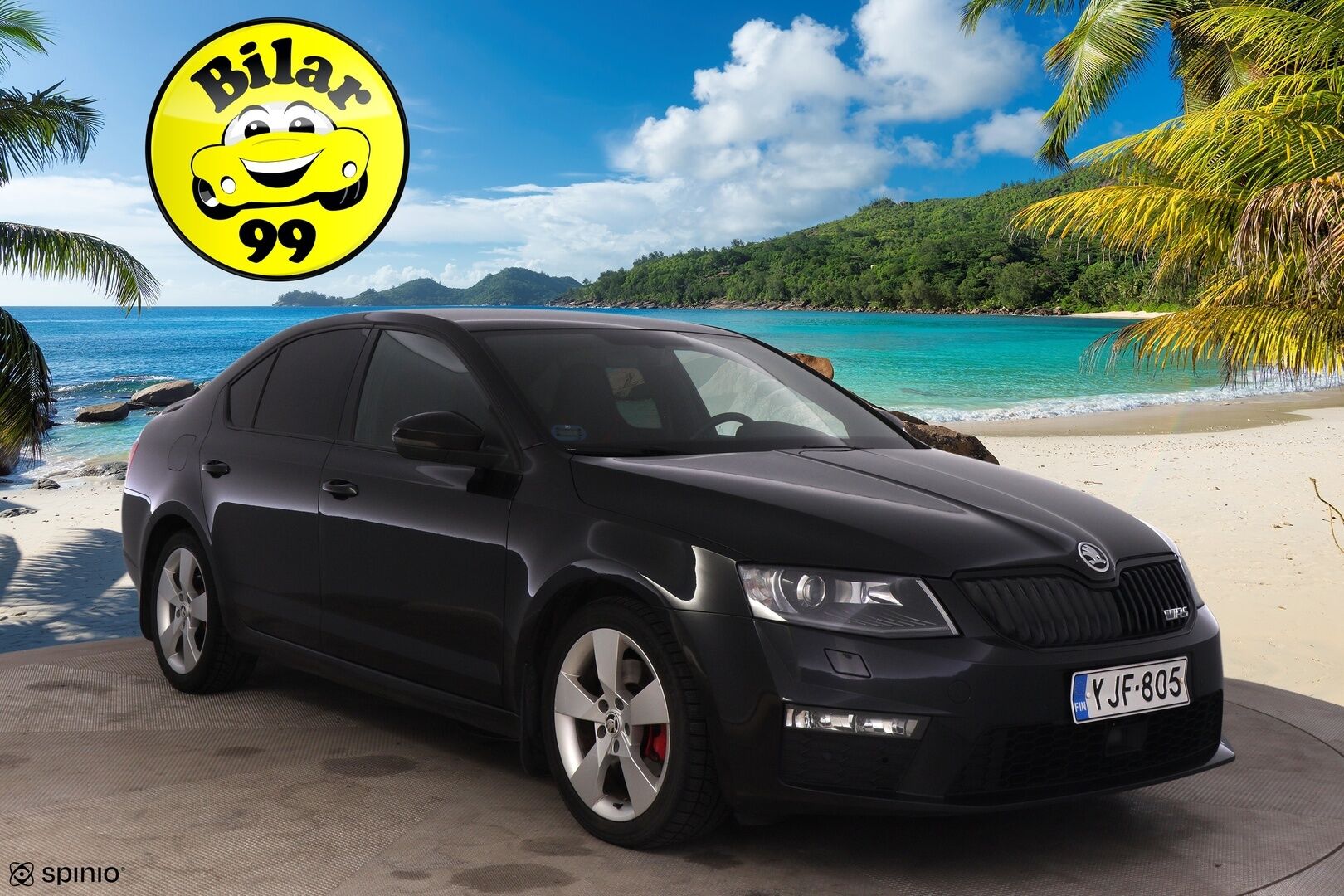 Skoda Octavia 2017 2,0 TDI 184 4x4 RS Challenge DSG Aut * ACC / Webasto / KeylessGo / Navigointi / Carplay* - Black-paketti / Suomi-auto / Seuraava katsastus 08/26 / Lämmitettävä tuulilasi