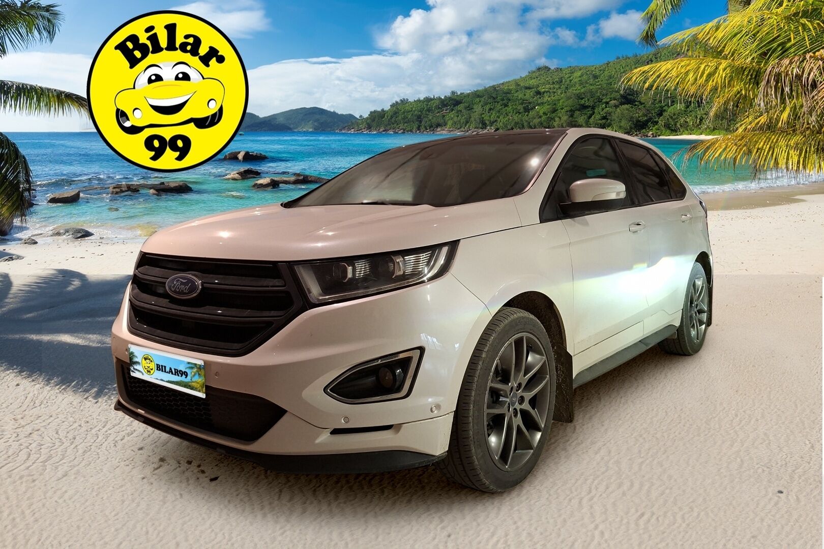 Ford Edge 2016 2,0 TDCi 210hv PowerShift A6 Sport AWD 5D *Webasto / Puolinahat / Koukku / S.luukku / Ilmastoidut Istuimet / Lämpölasi* - Siisti kuntoinen! / Hyvin huollettu! / Kahdet upeat OEM vanteet! - HULLUT AVAJAISHULINAT KORKOTARJOUS 3,29 %