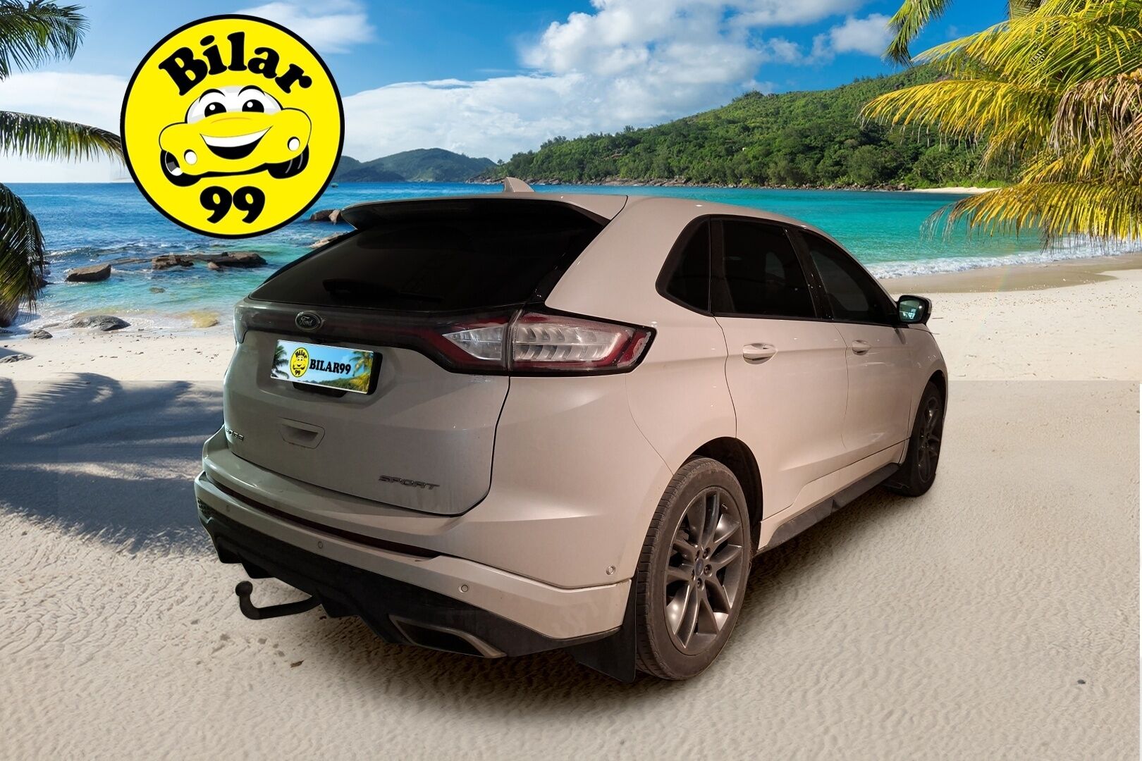 Ford Edge 2016 2,0 TDCi 210hv PowerShift A6 Sport AWD 5D *Webasto / Puolinahat / Koukku / S.luukku / Ilmastoidut Istuimet / Lämpölasi* - Siisti kuntoinen! / Hyvin huollettu! / Kahdet upeat OEM vanteet! - HULLUT AVAJAISHULINAT KORKOTARJOUS 3,29 %