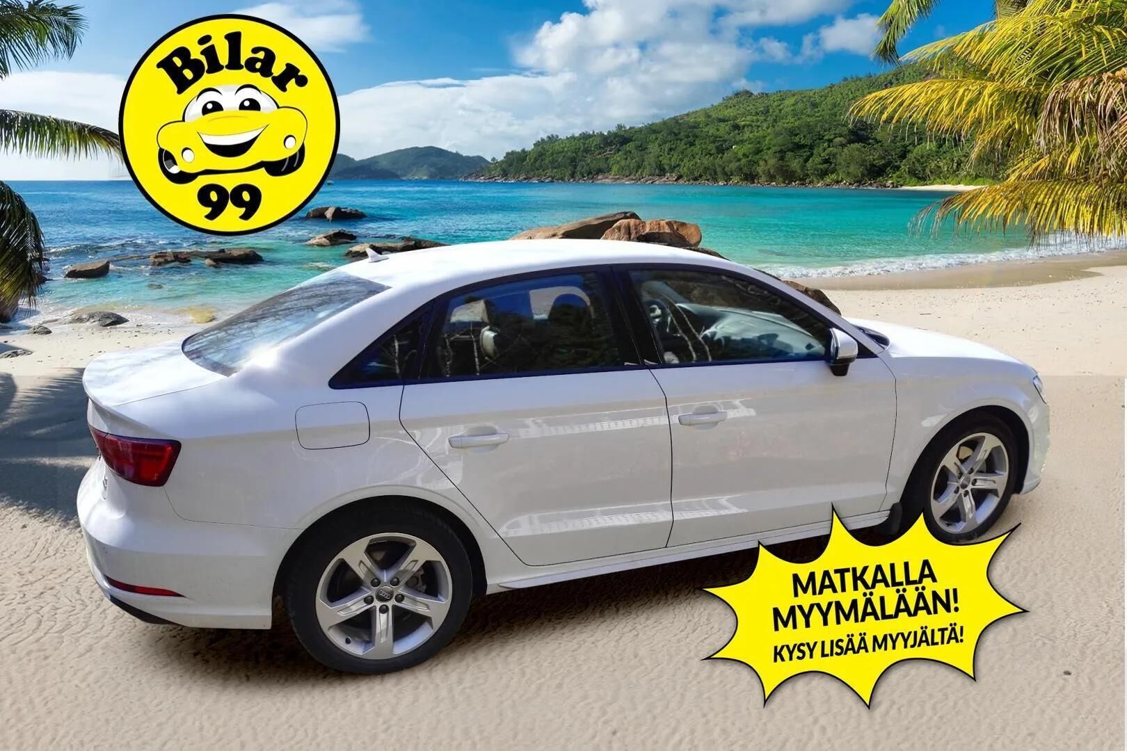 Audi A3 2017 Sedan Business Sport 2,0 TDI 135 kW quattro S tronic / Webasto / Adapt.vakkari / Ruskeat nahat / LED - Hieno 1.Om Suomi-auto nelikkona / Tulossa myyntiin! - Osta nyt, maksa vasta ensi vuonna