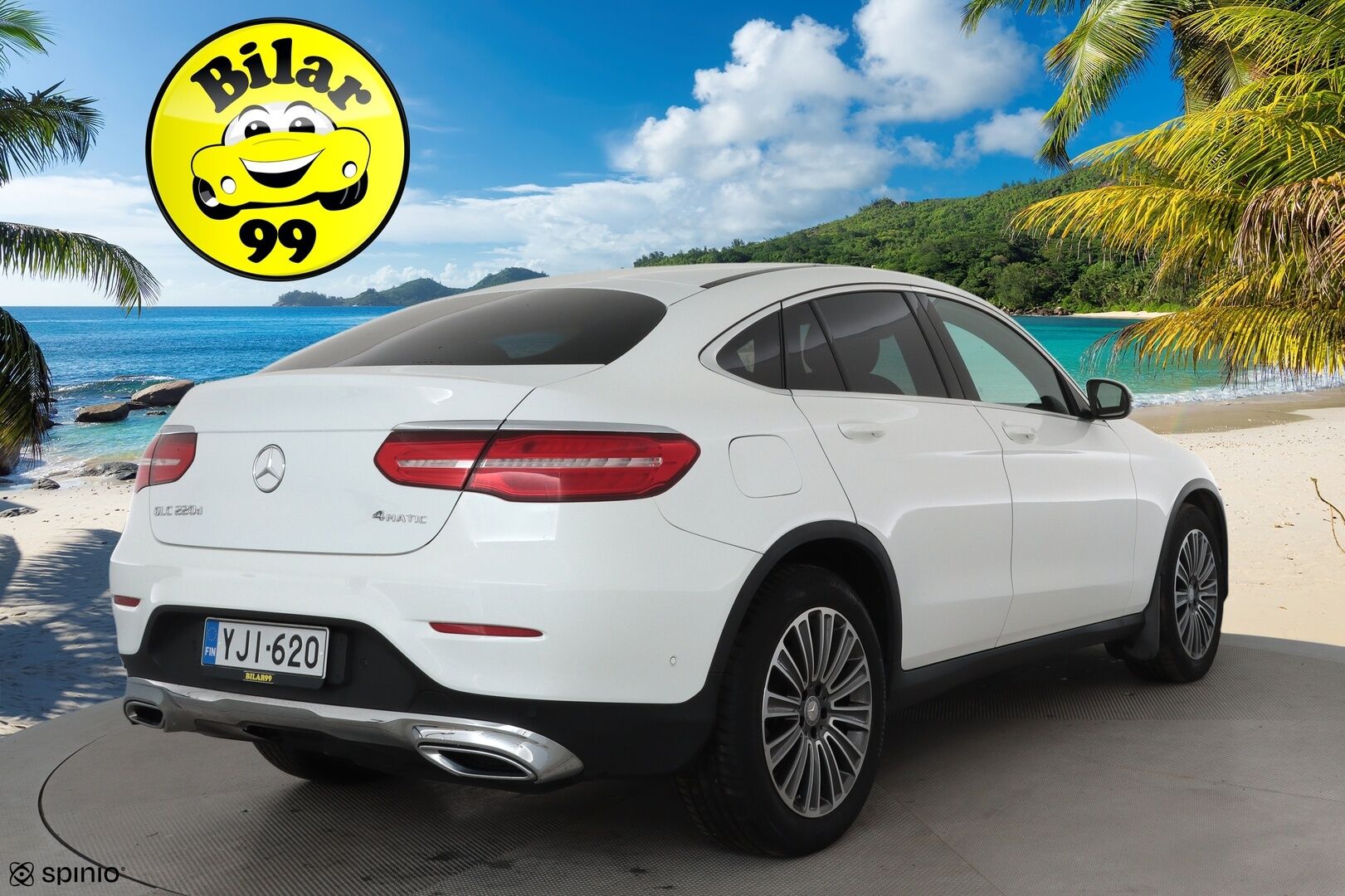 Mercedes-Benz GLC 2017 220 d Coupé 4Matic A Premium Business *Vakkari / Webasto / P.kamera / Nahkapenkit / ILS-LED / Koukku* - Suomi-auto / Kahdet renkaat aluvanteilla - Osta nyt, maksa vasta ensi vuonna